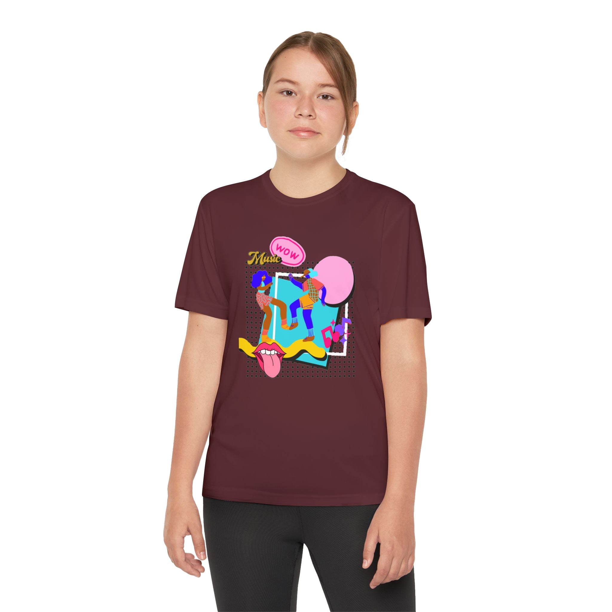 Youth Competitor Tee – Retro Pop Graphic T-Shirt