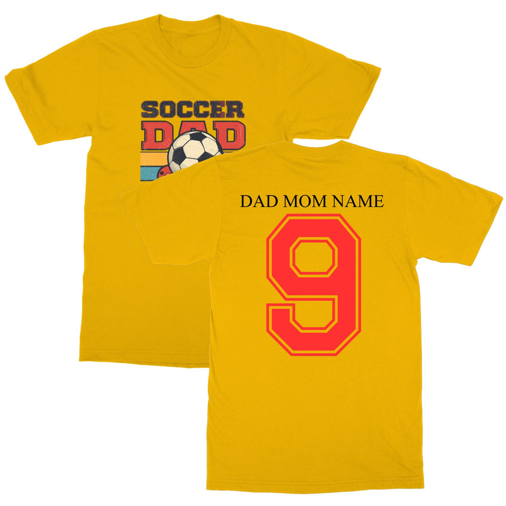 Dad And Mom Word Cup Design, Softstyle Tee, Print On Demand Shirt, Perfect For Parents, Premium Feel T-Shirt, Unique Gift Idea