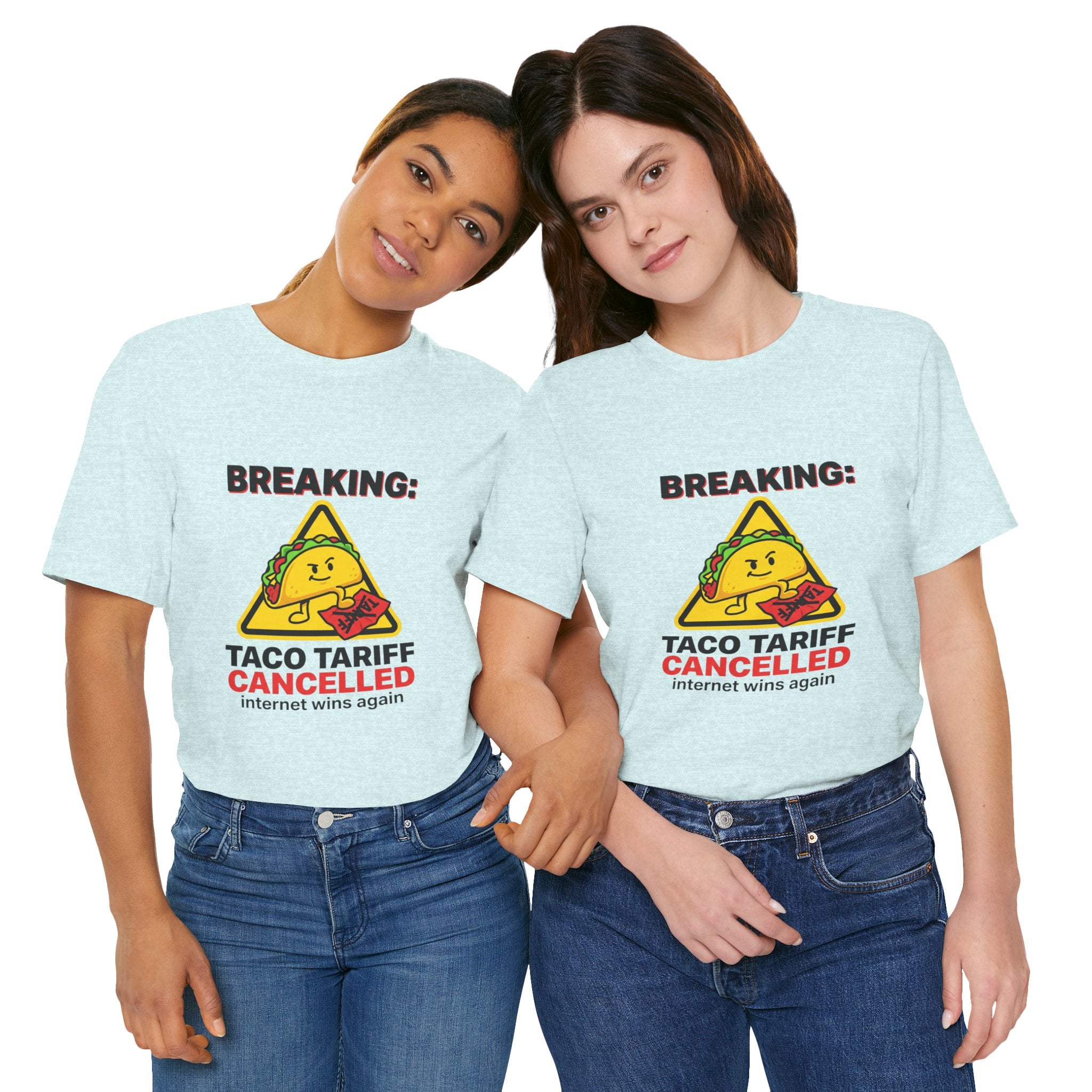 Taco Tariff Cancelled Tee | political taco meme, protest typography