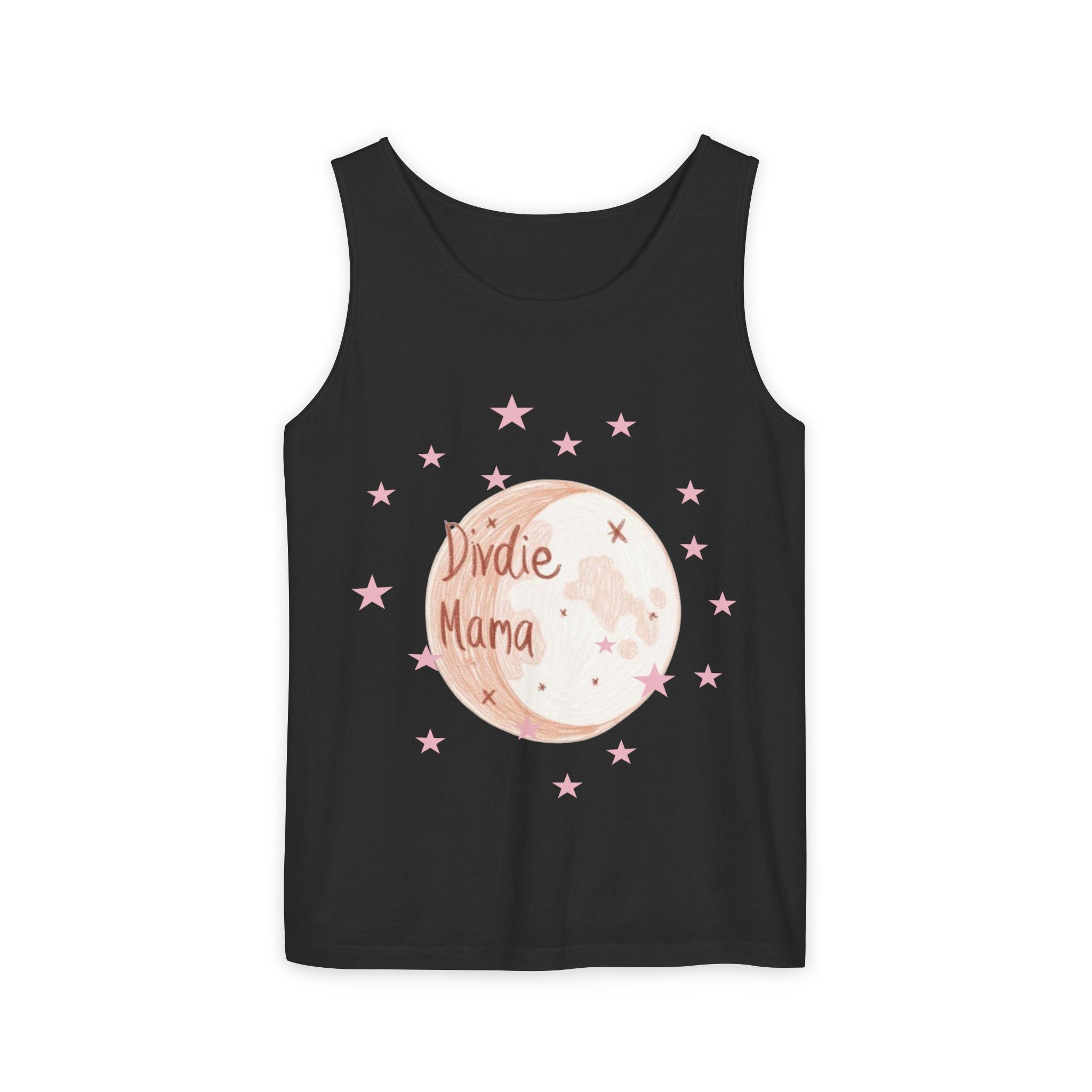Indie Mama Moon Tank Top — Boho Mother's Day Graphic Tank