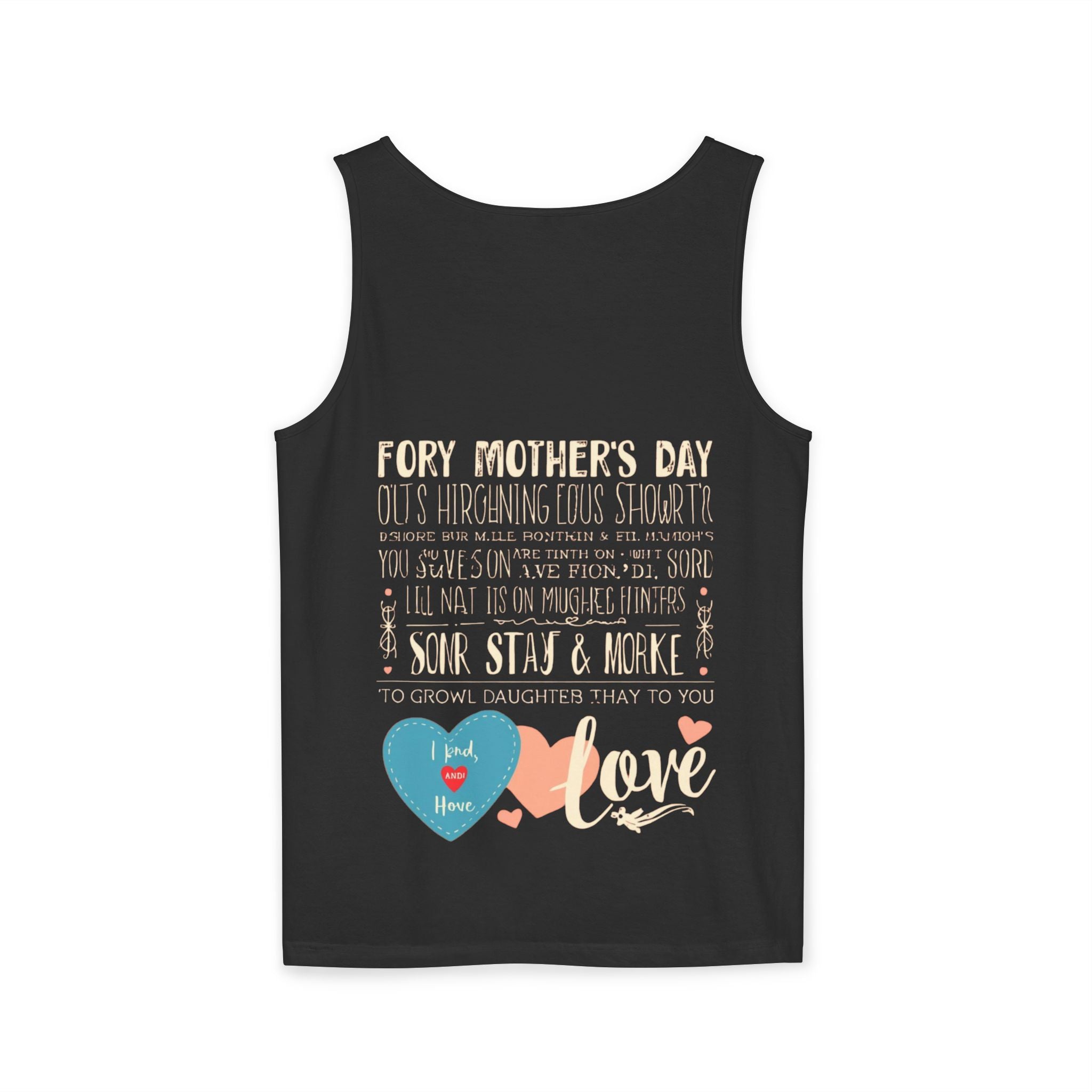 Indie Mama Moon Tank Top — Boho Mother's Day Graphic Tank