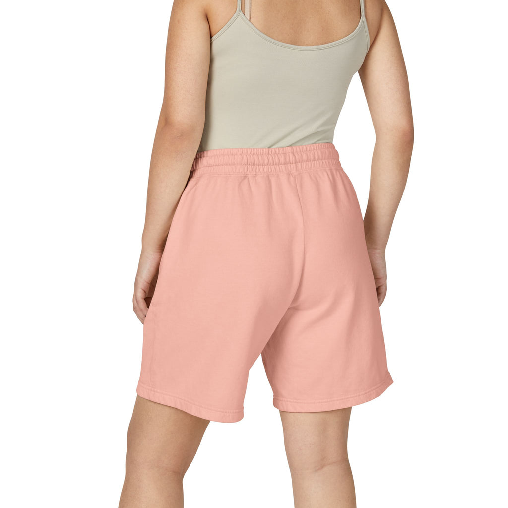 Floral Heart Blossom Sweat Shorts — "All the Love You Give" Lightweight Fleece