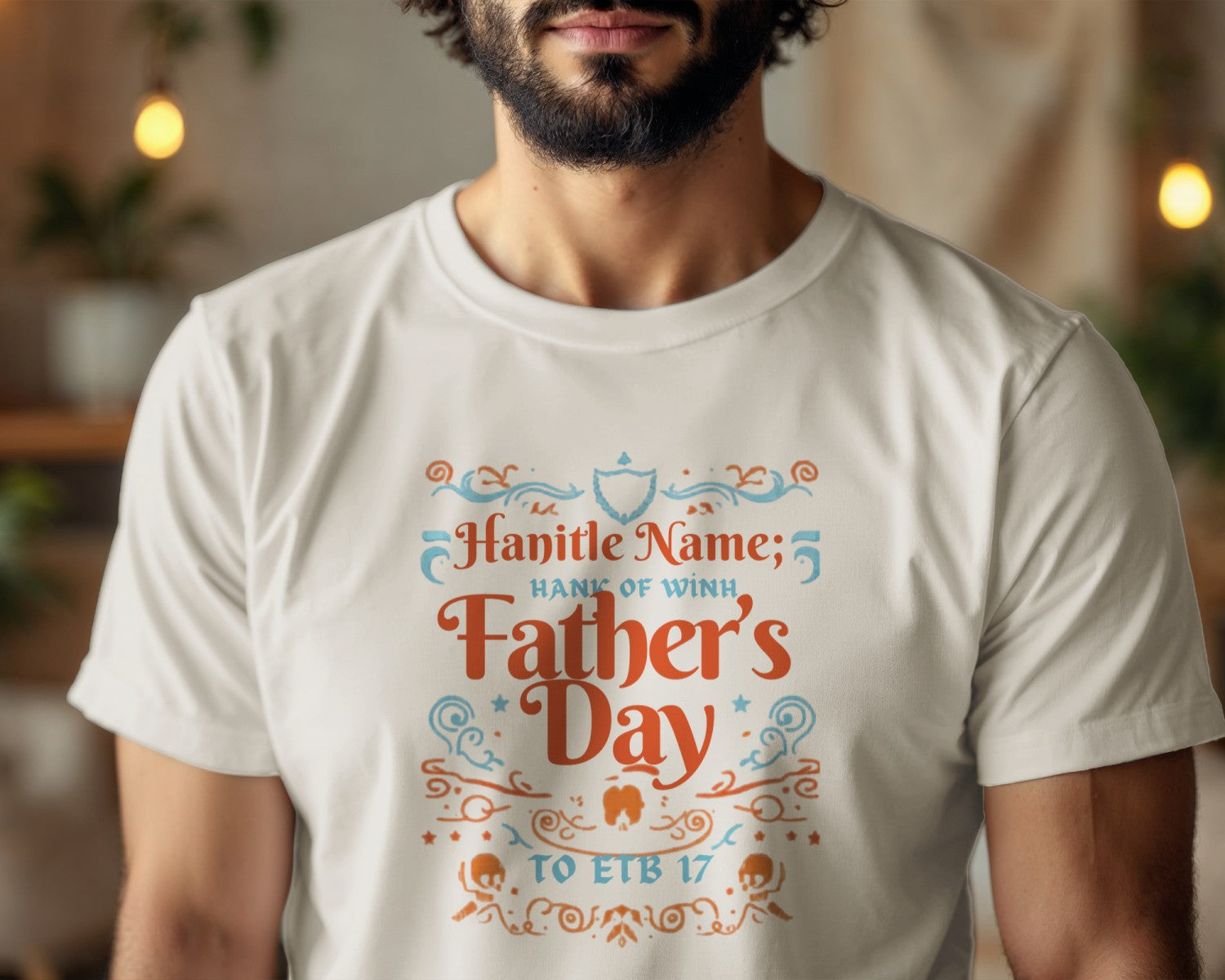 Stylish Dad Gift T-Shirt, Perfect Birthday Present, Father's Day Gift, Cotton Tee, Comfortable And Trendy, Best Dad Ever Shirt