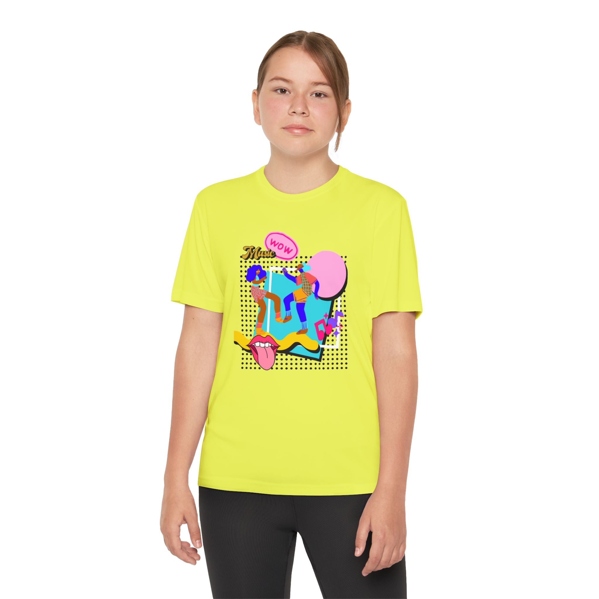 Youth Competitor Tee – Retro Pop Graphic T-Shirt