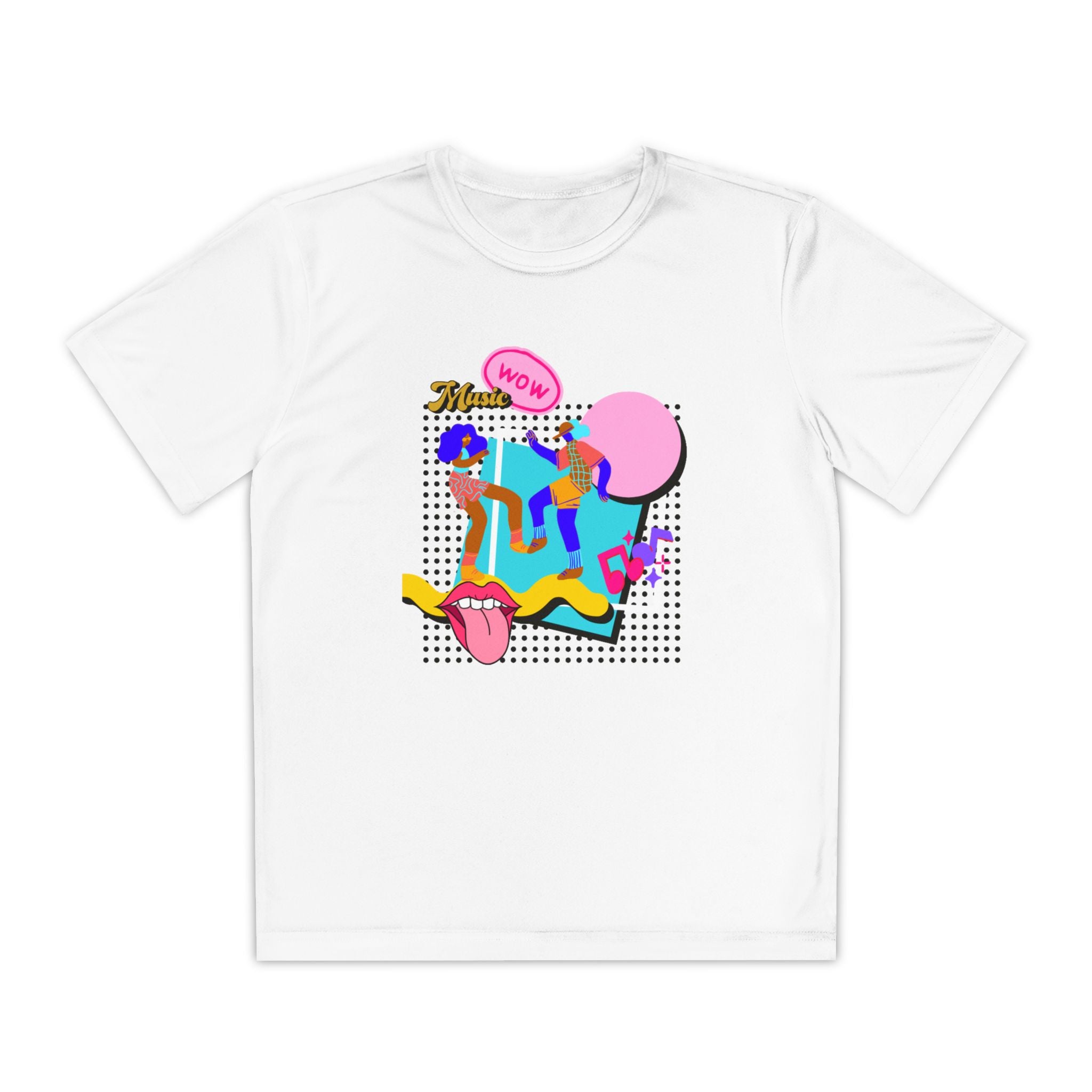 Youth Competitor Tee – Retro Pop Graphic T-Shirt