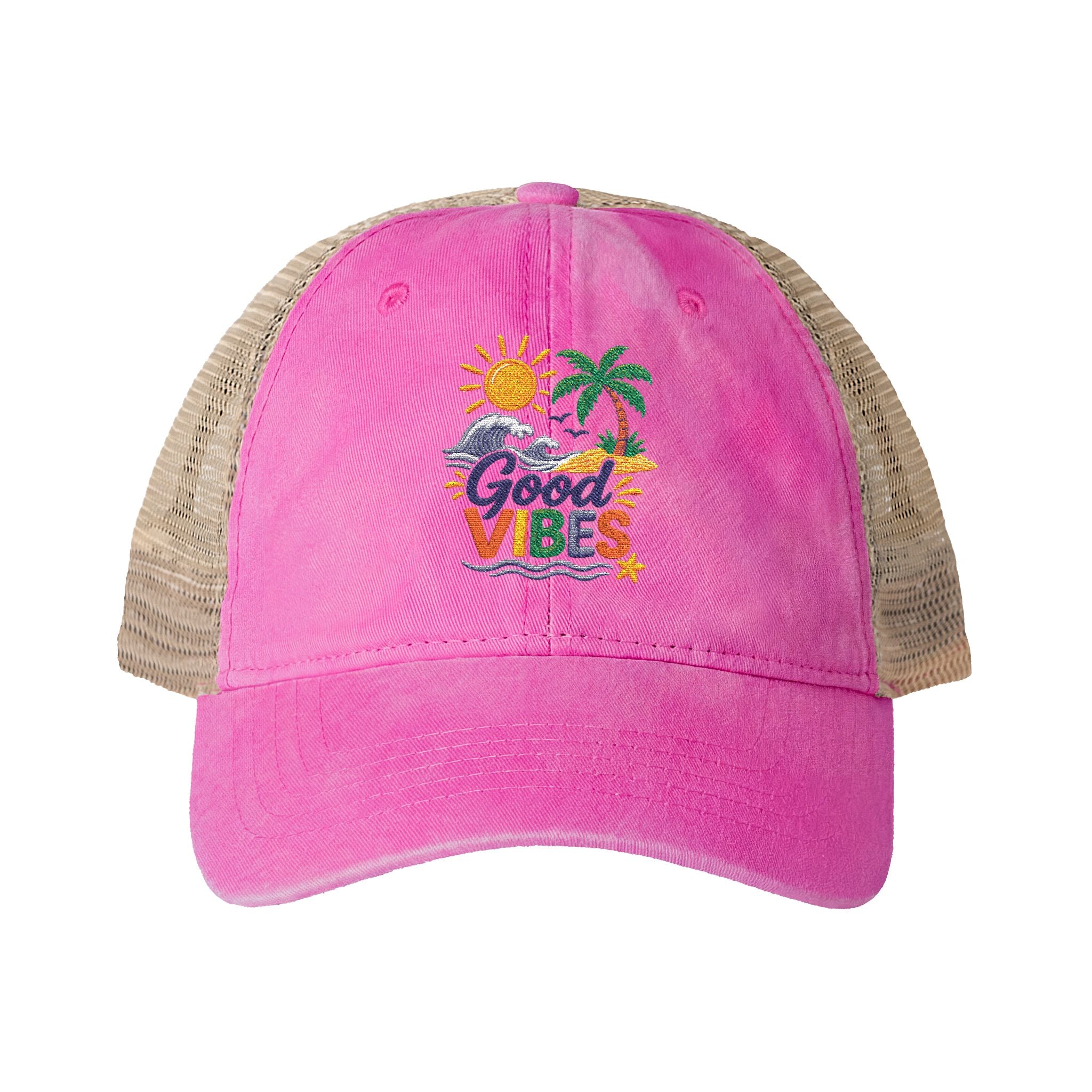 Women's Washed Mesh-Back Cap