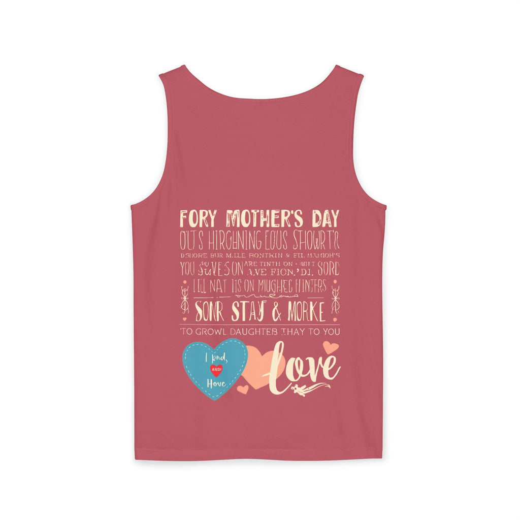 Indie Mama Moon Tank Top — Boho Mother's Day Graphic Tank