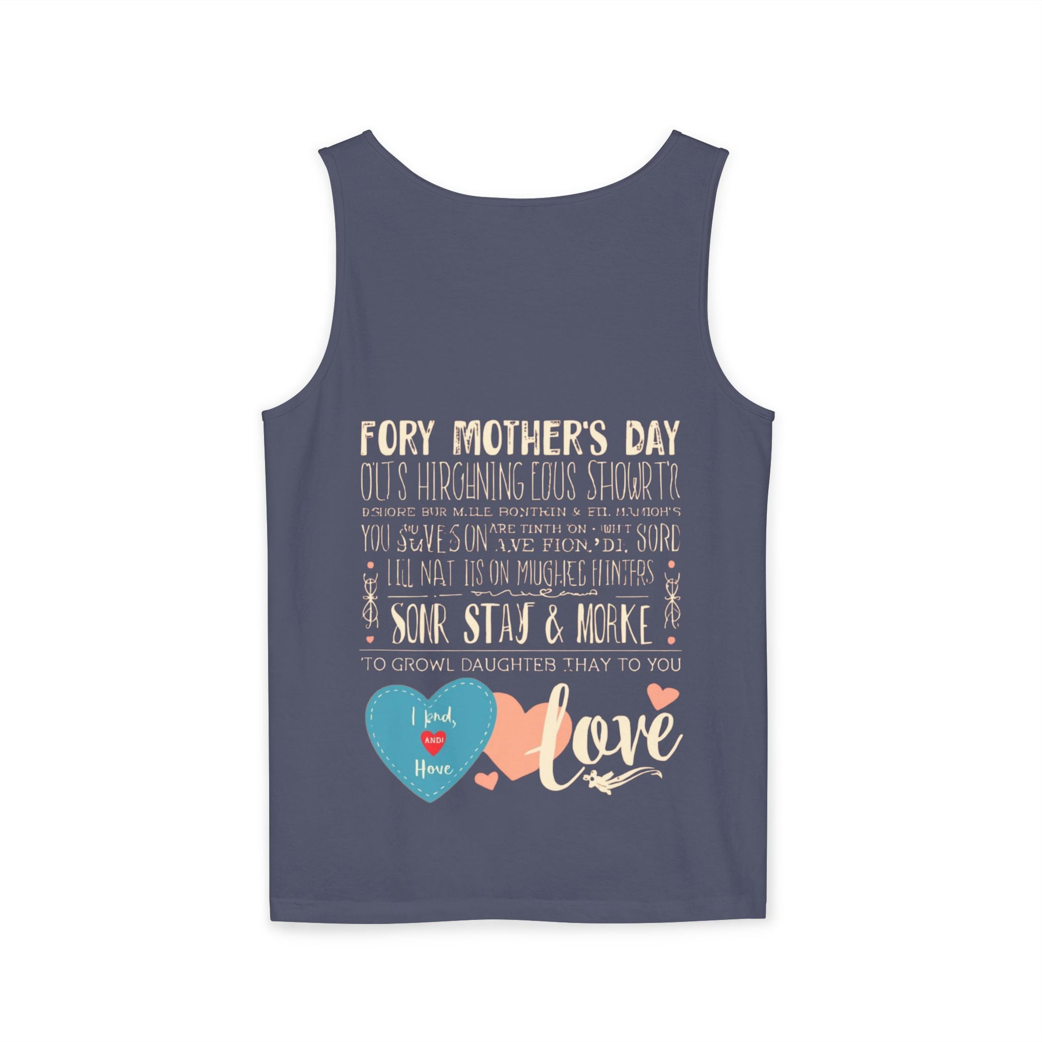 Indie Mama Moon Tank Top — Boho Mother's Day Graphic Tank