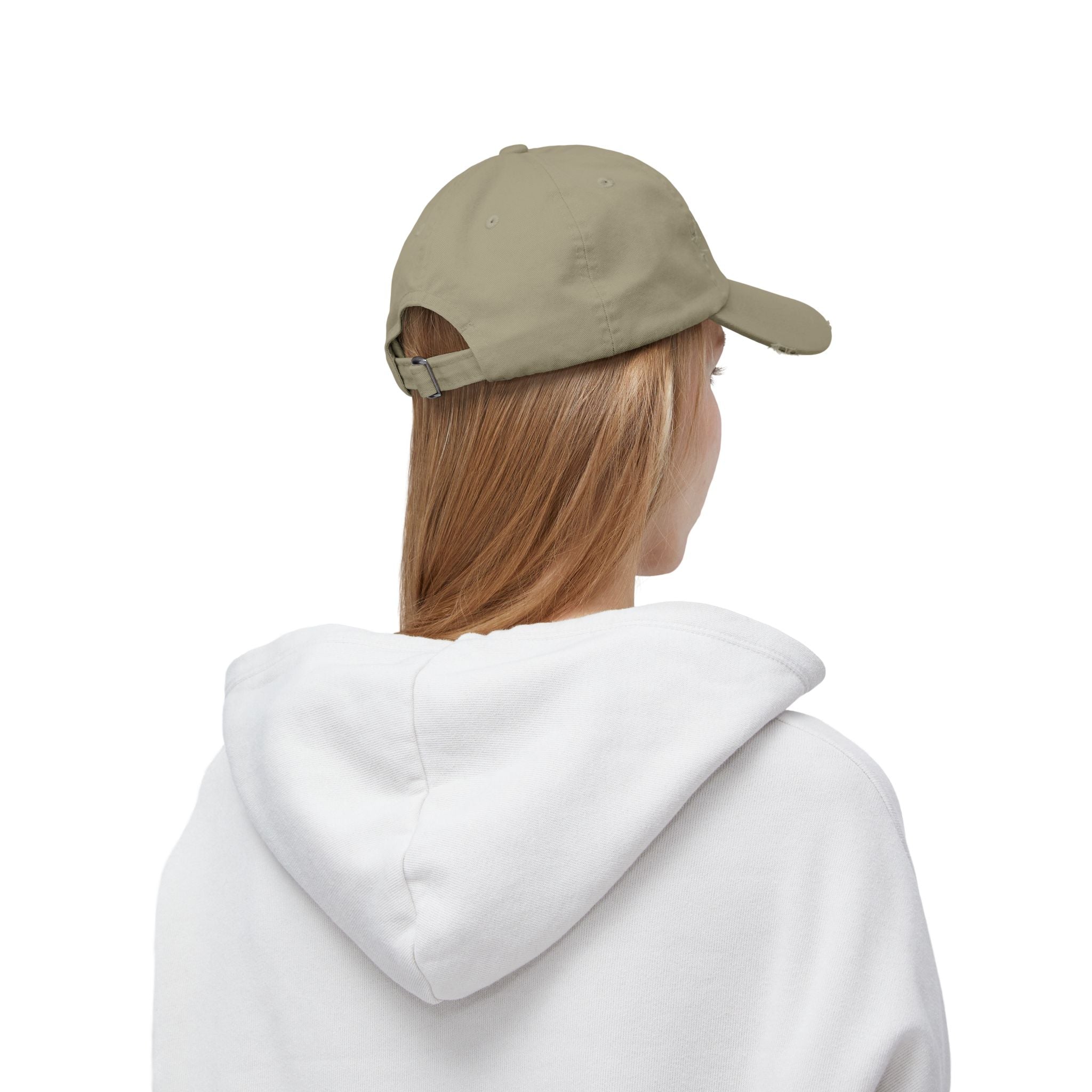 Mom Life Runs on Coffee Distressed Cap