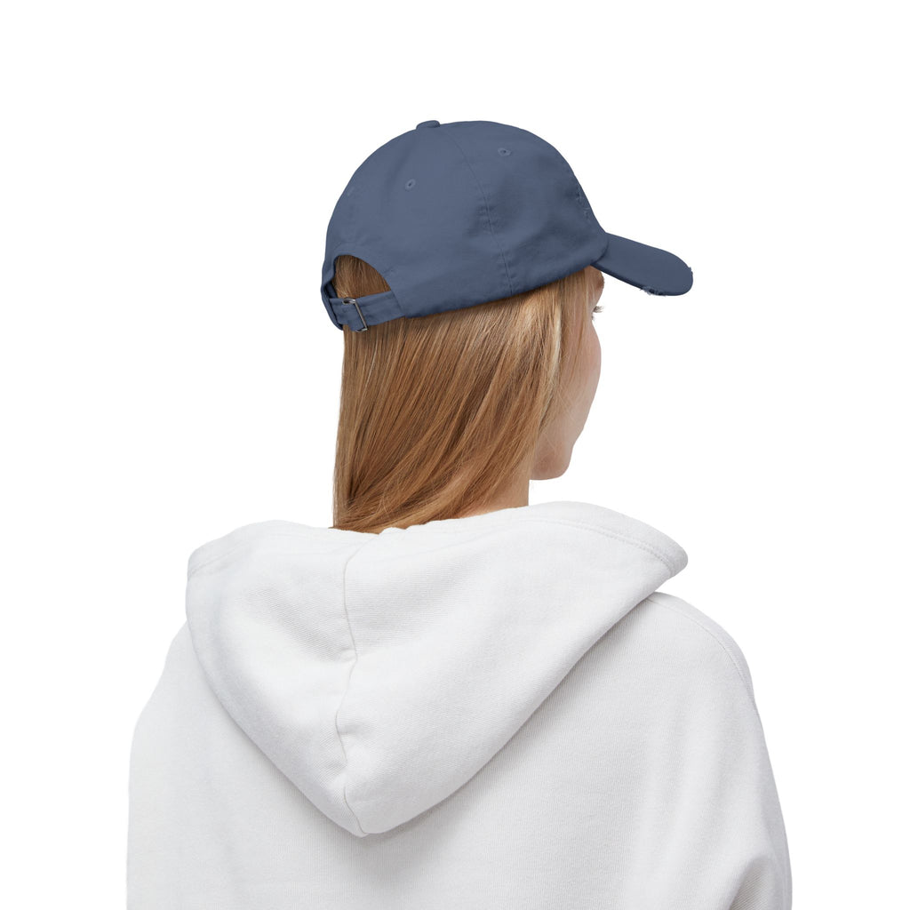 Mom Life Runs on Coffee Distressed Cap