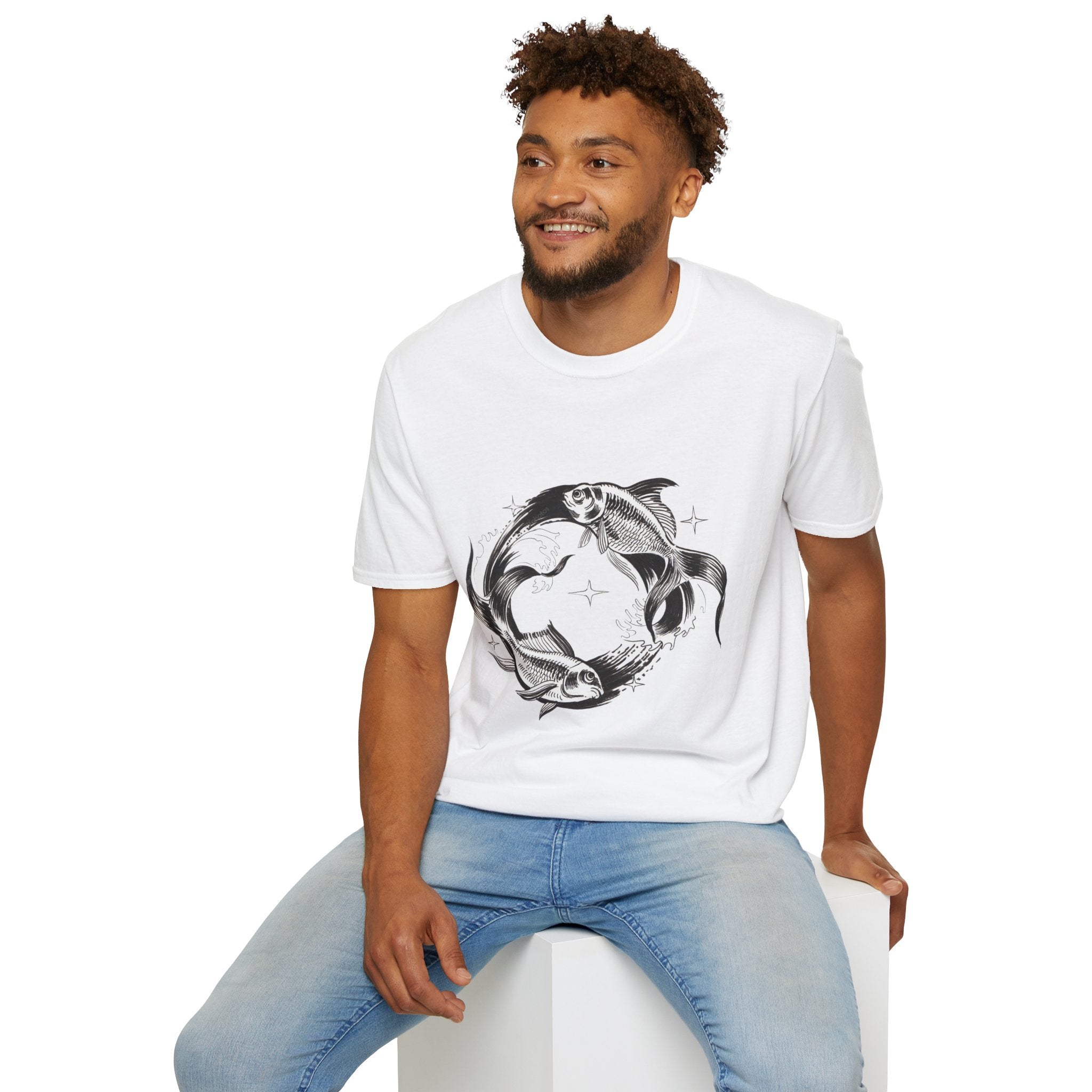 Koi Fish T-Shirt — 'You and Me Always Forever' Romantic Graphic Tee