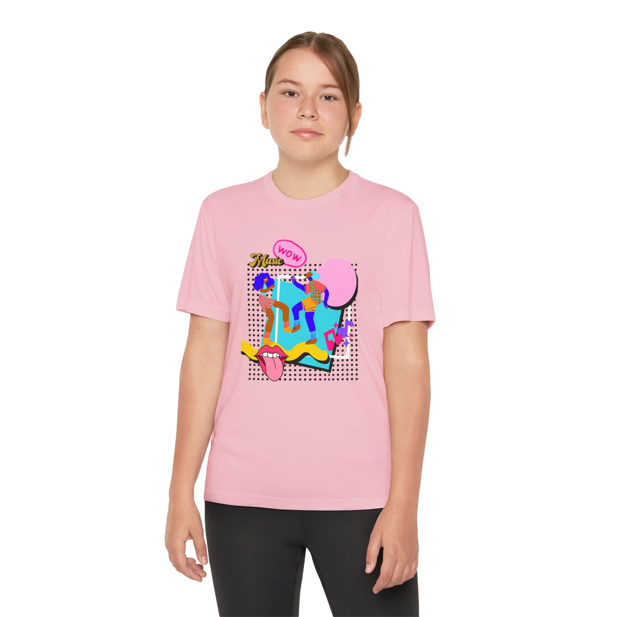 Youth Competitor Tee – Retro Pop Graphic T-Shirt