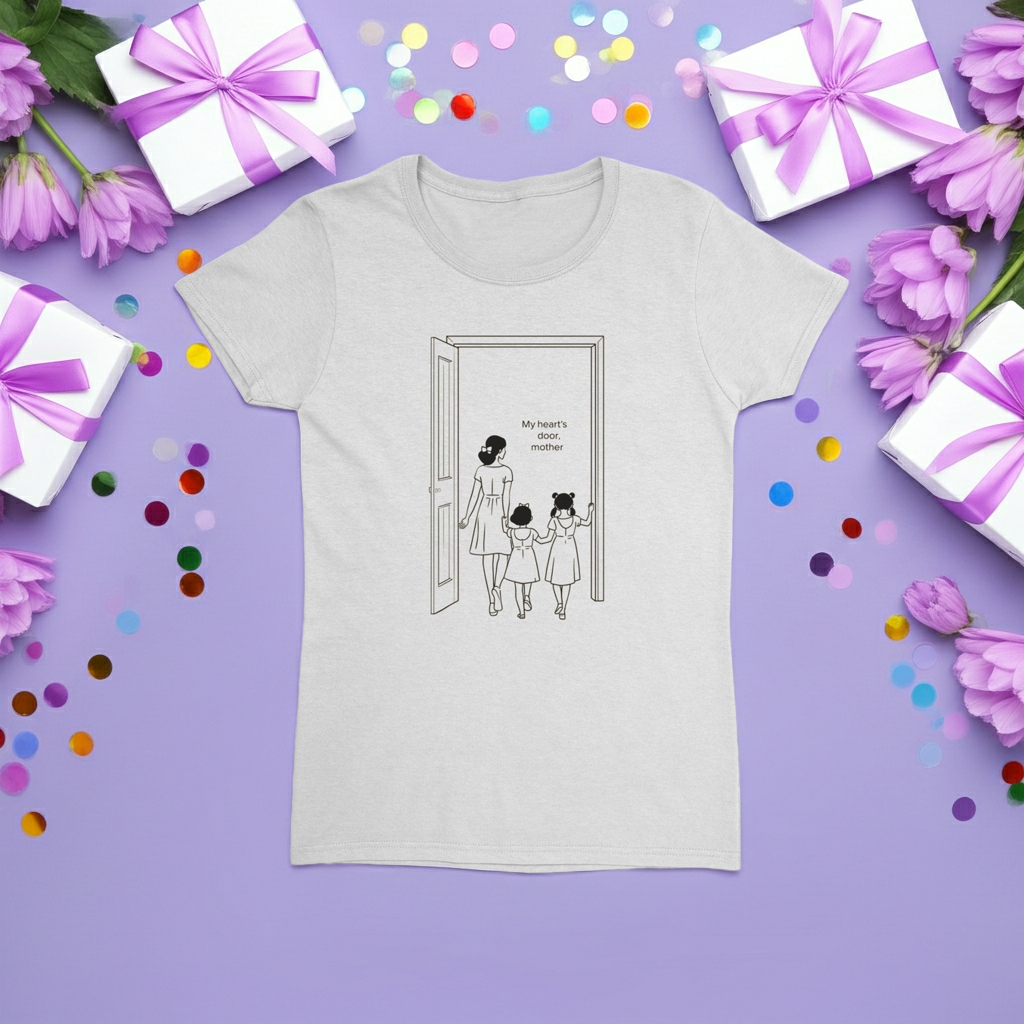 Personalized Mom Shirt, Custom Name Gift for Mom, Mother's Day Tee, Minimalist Mama T-Shirt, Gift for Her