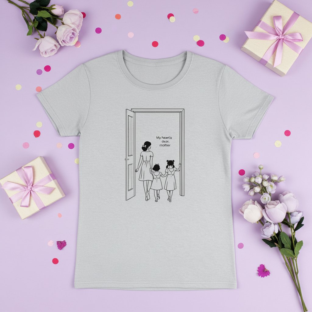 Personalized Mom Shirt, Custom Name Gift for Mom, Mother's Day Tee, Minimalist Mama T-Shirt, Gift for Her