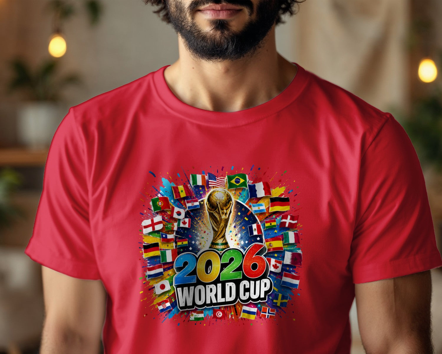 World Cup Shirt, Vintage Soccer Fan Tee, Football Supporter T-Shirt, National Team Fan Shirt, Retro Football Graphic Tee