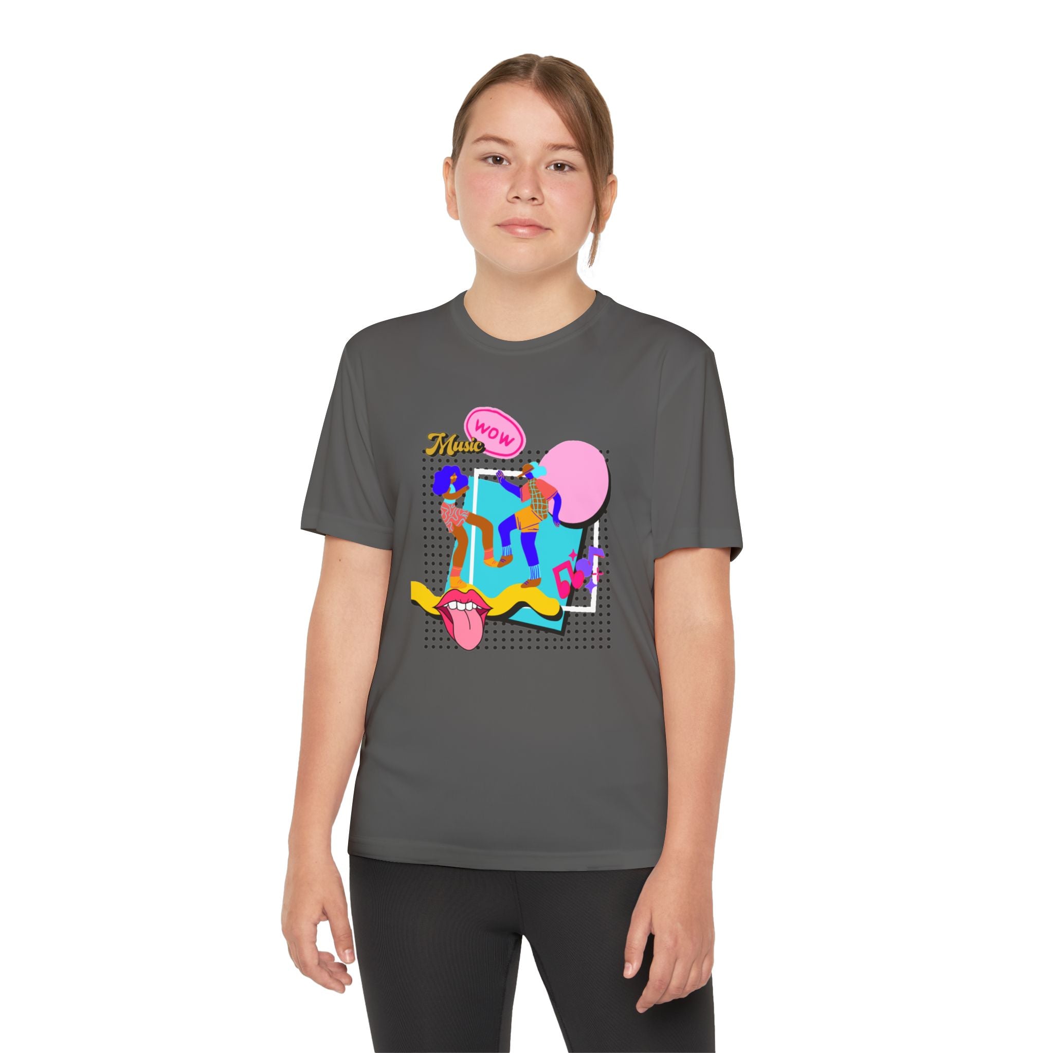 Youth Competitor Tee – Retro Pop Graphic T-Shirt