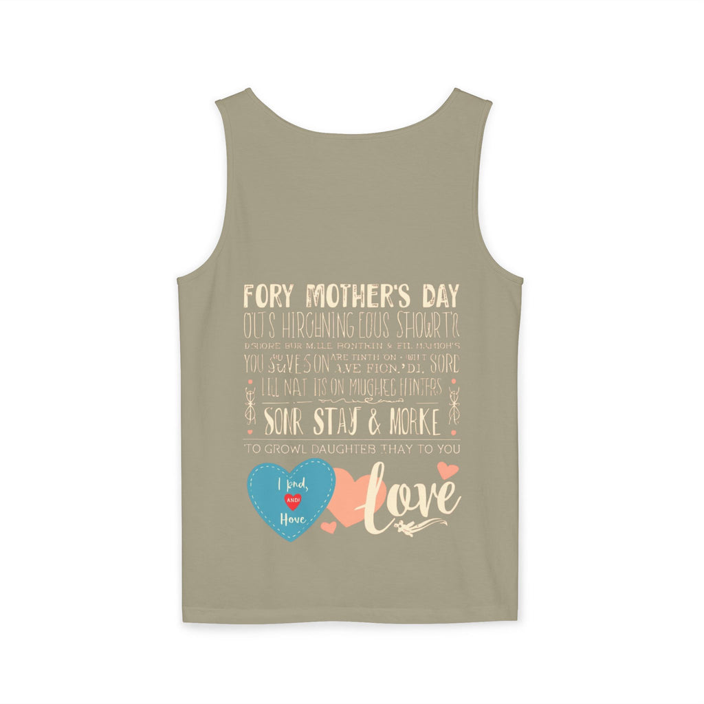 Indie Mama Moon Tank Top — Boho Mother's Day Graphic Tank