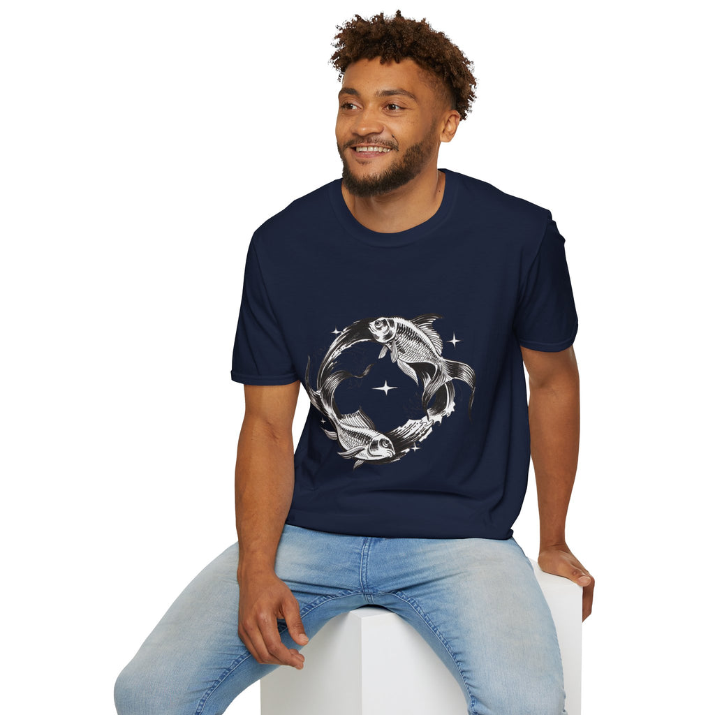 Koi Fish T-Shirt — 'You and Me Always Forever' Romantic Graphic Tee