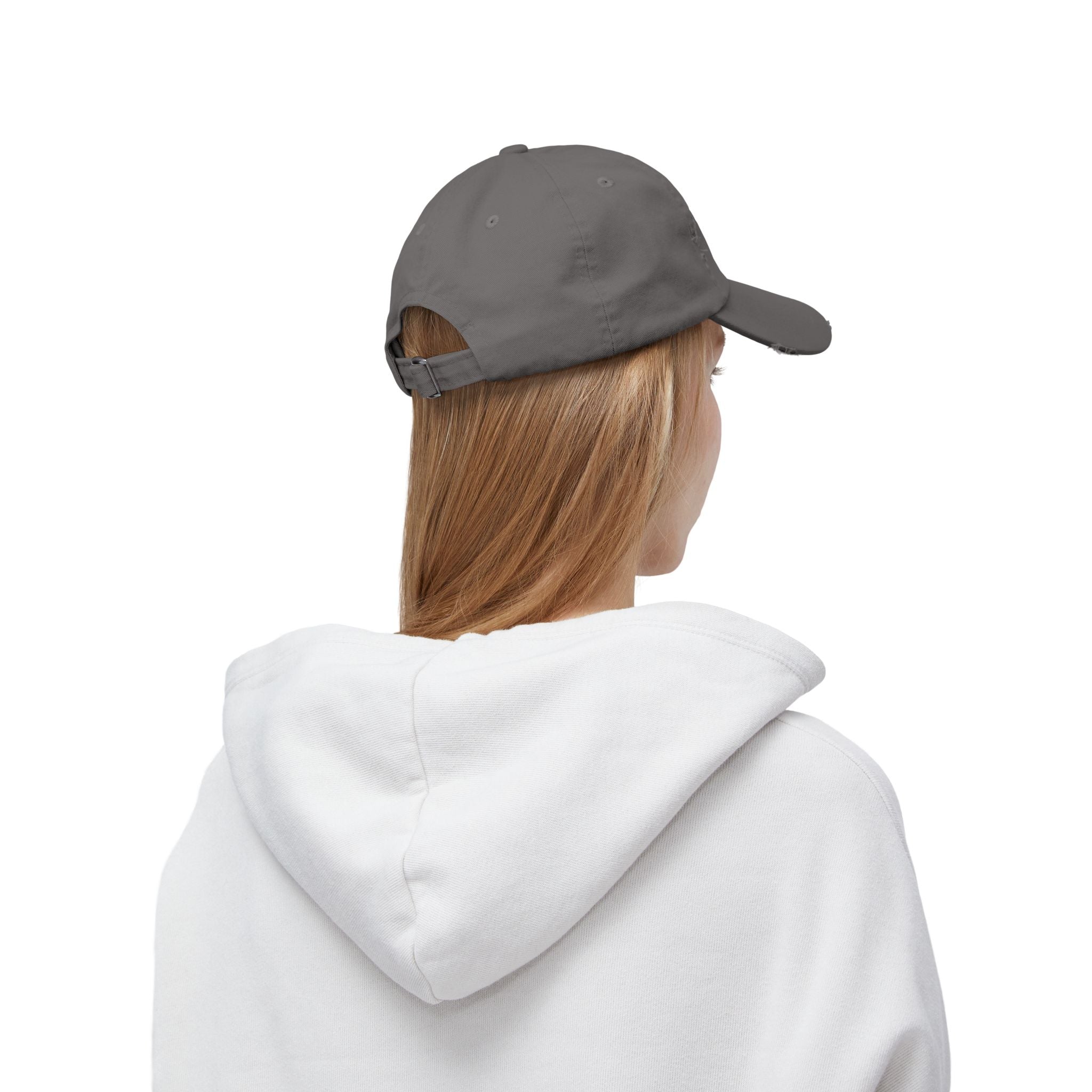 Mom Life Runs on Coffee Distressed Cap