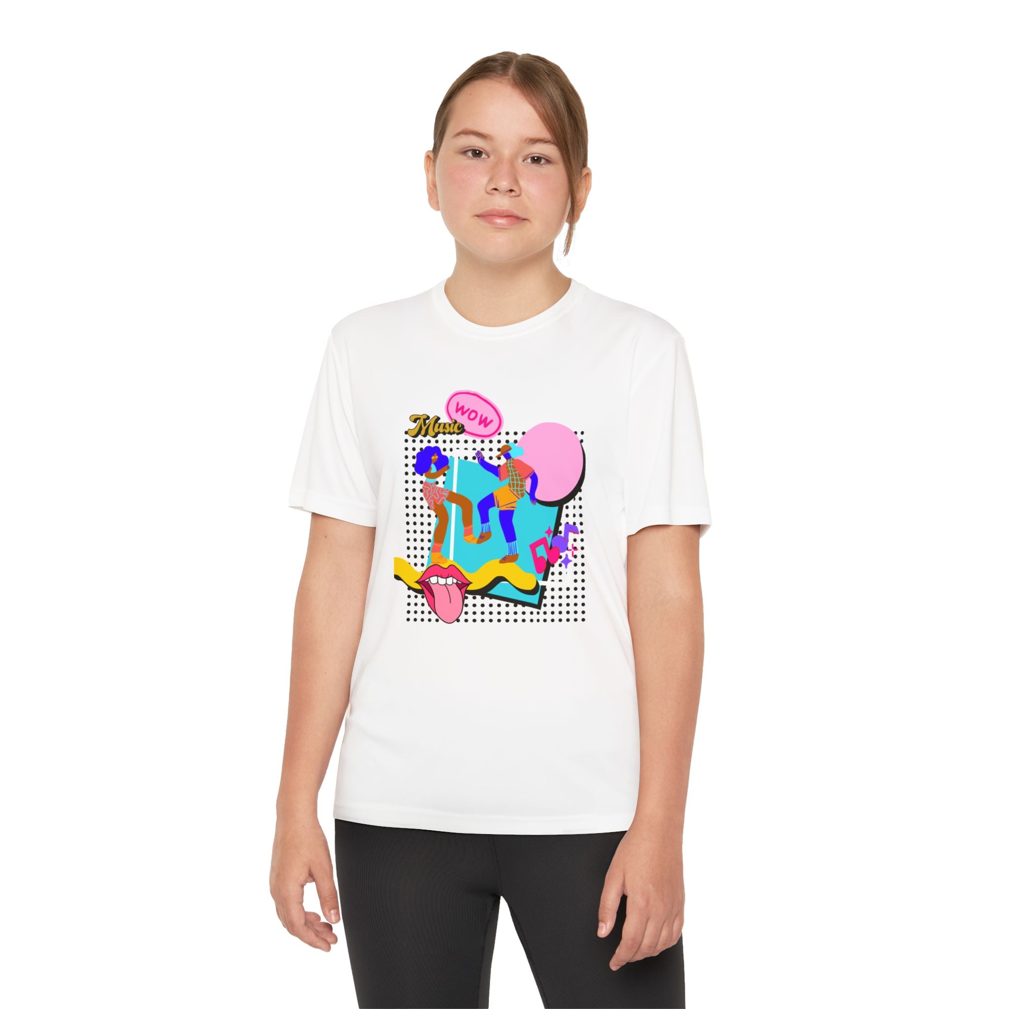 Youth Competitor Tee – Retro Pop Graphic T-Shirt