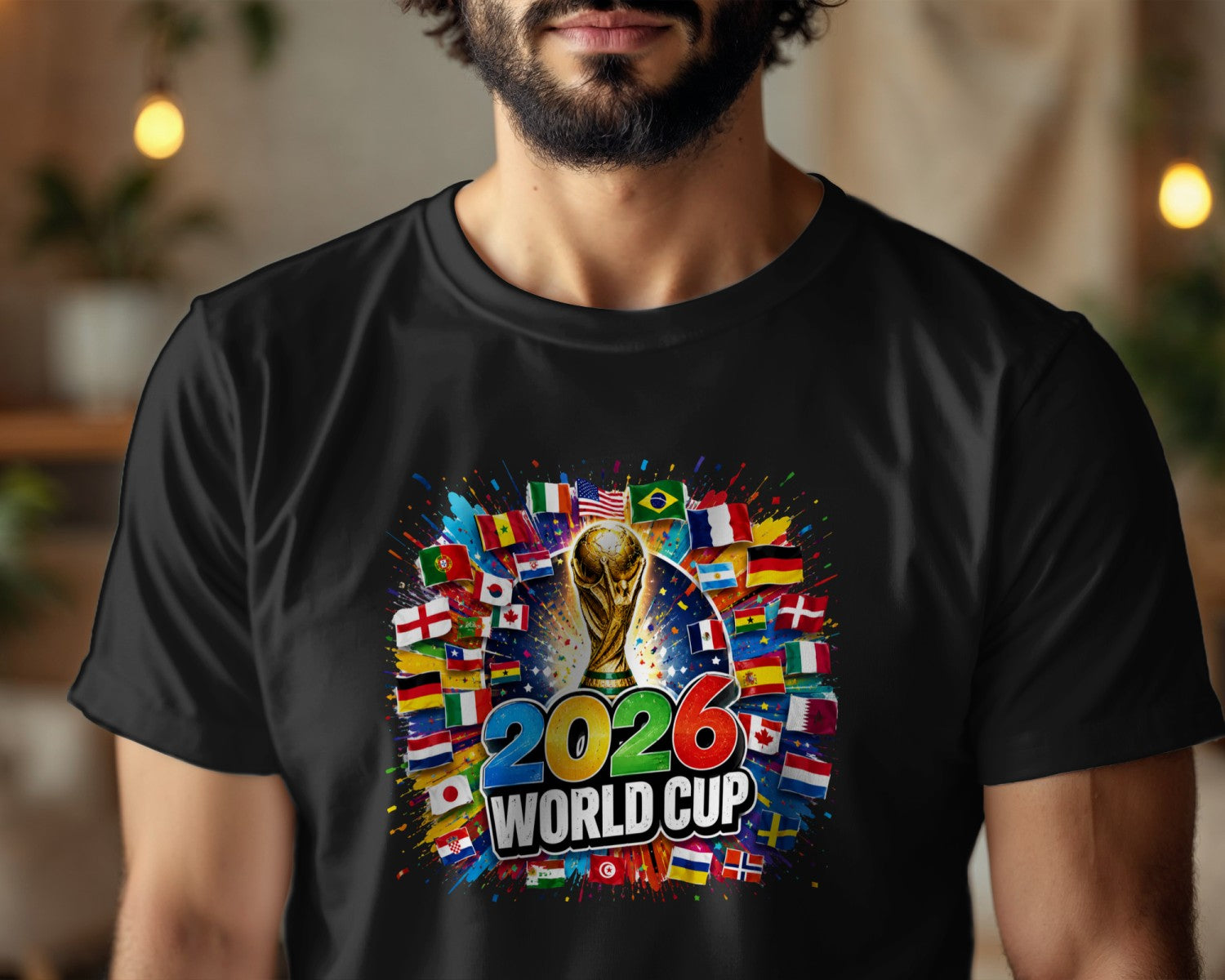 World Cup Shirt, Vintage Soccer Fan Tee, Football Supporter T-Shirt, National Team Fan Shirt, Retro Football Graphic Tee