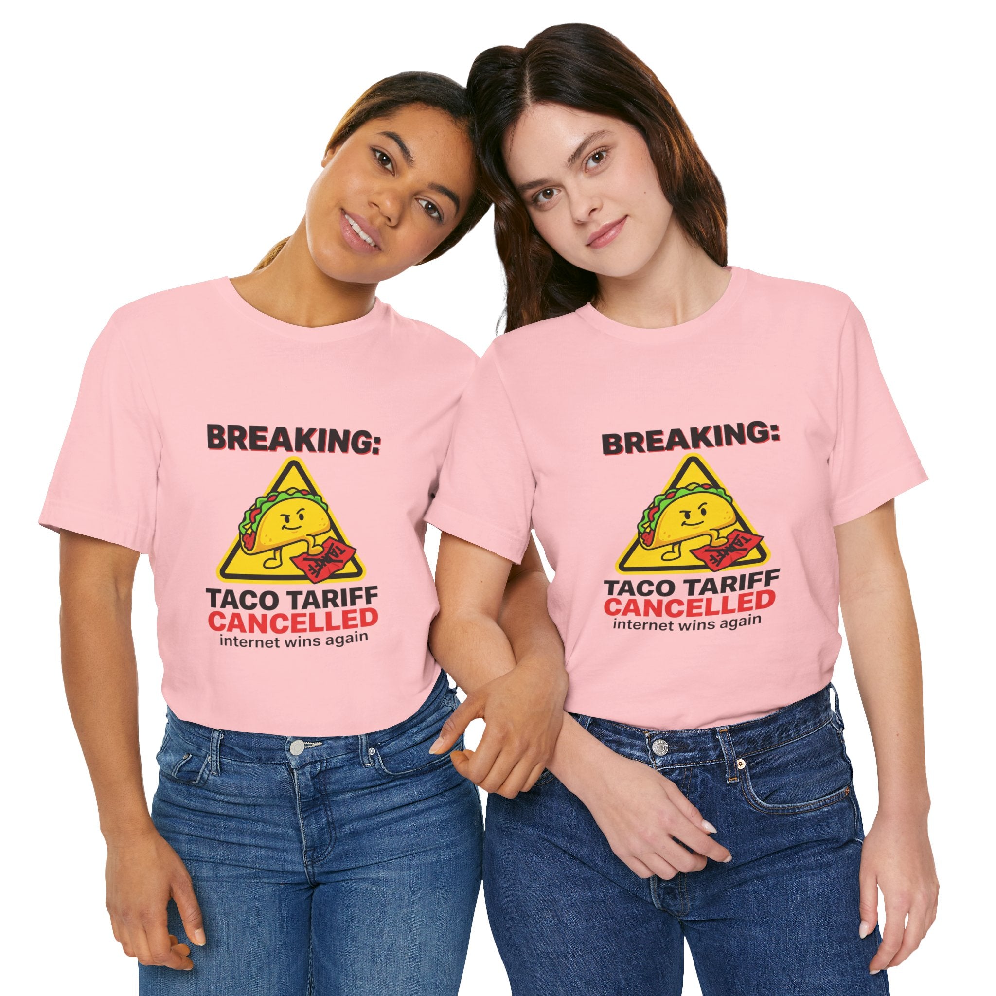 Taco Tariff Cancelled Tee | political taco meme, protest typography