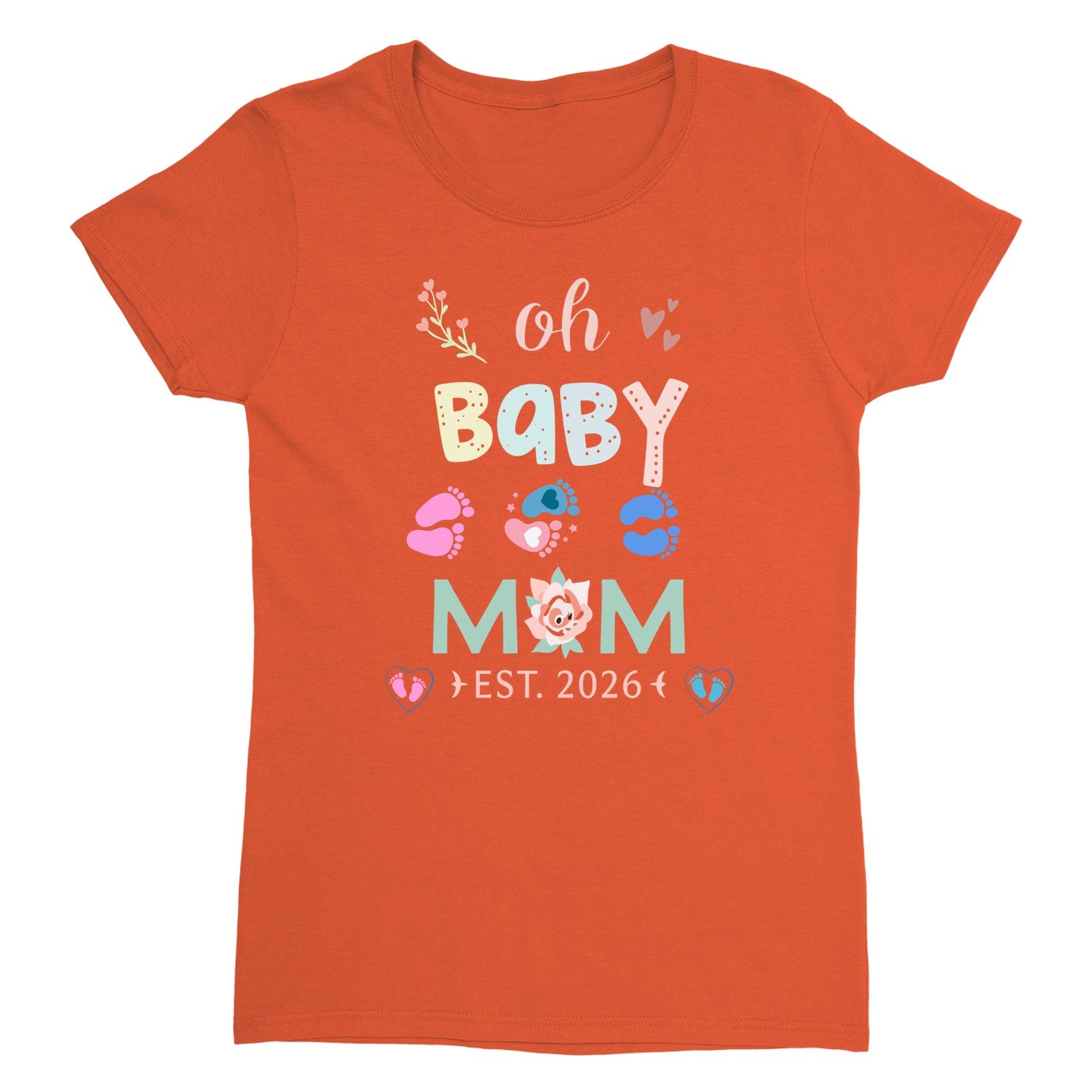 New Mama T-Shirt, Gift For New Mom, First Mother's Day Tee, Cute Shirt For Mommy, Baby Shower Present, Women’s Printed Tee