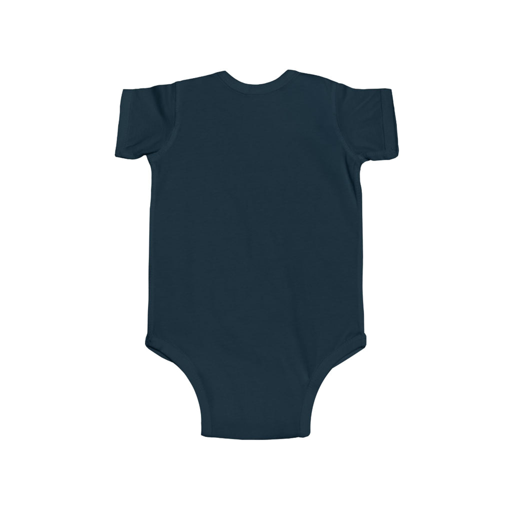 Baby Bodysuit — "Stay Groovy" Retro Bear Infant Onesie