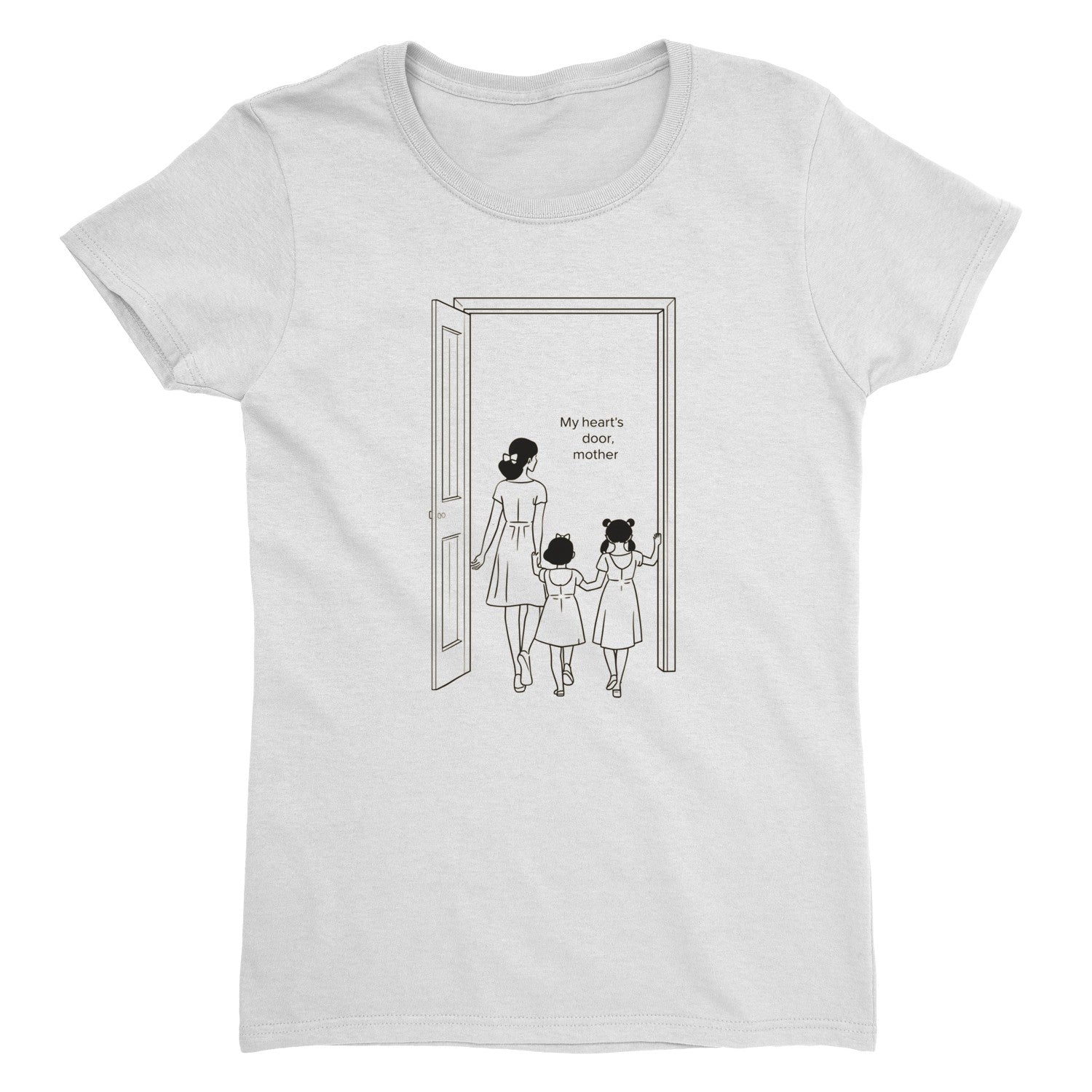 Personalized Mom Shirt, Custom Name Gift for Mom, Mother's Day Tee, Minimalist Mama T-Shirt, Gift for Her