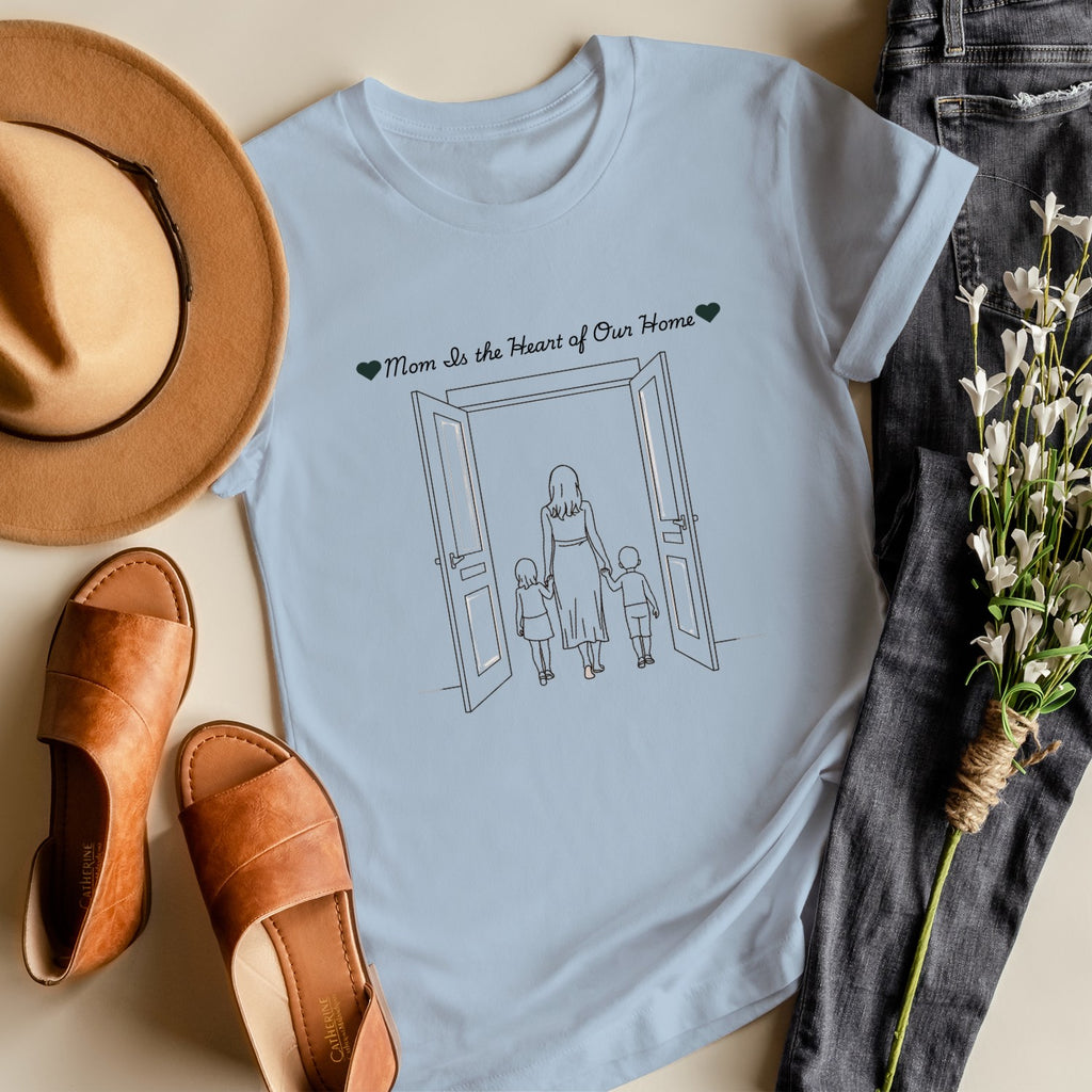 Personalized Mom Shirt, Custom Gift for Mom, Minimalist Name Tee, Mother's Day T-Shirt, Unique Gift for Her, Mama Apparel