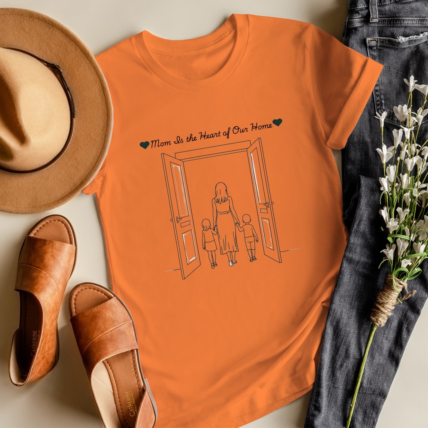 Personalized Mom Shirt, Custom Gift for Mom, Minimalist Name Tee, Mother's Day T-Shirt, Unique Gift for Her, Mama Apparel