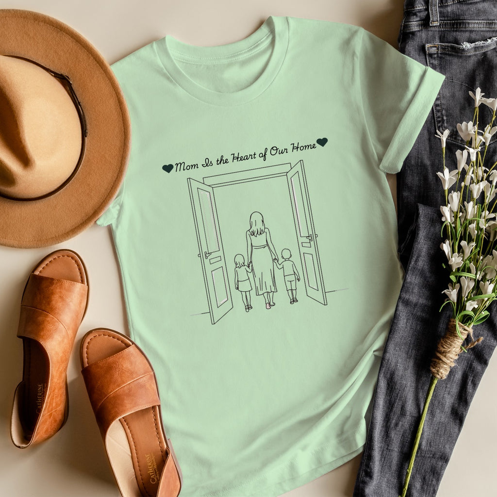 Personalized Mom Shirt, Custom Gift for Mom, Minimalist Name Tee, Mother's Day T-Shirt, Unique Gift for Her, Mama Apparel