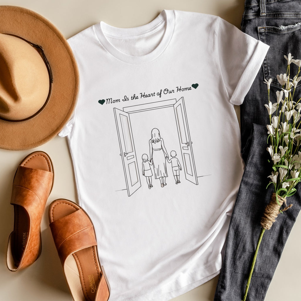 Personalized Mom Shirt, Custom Gift for Mom, Minimalist Name Tee, Mother's Day T-Shirt, Unique Gift for Her, Mama Apparel