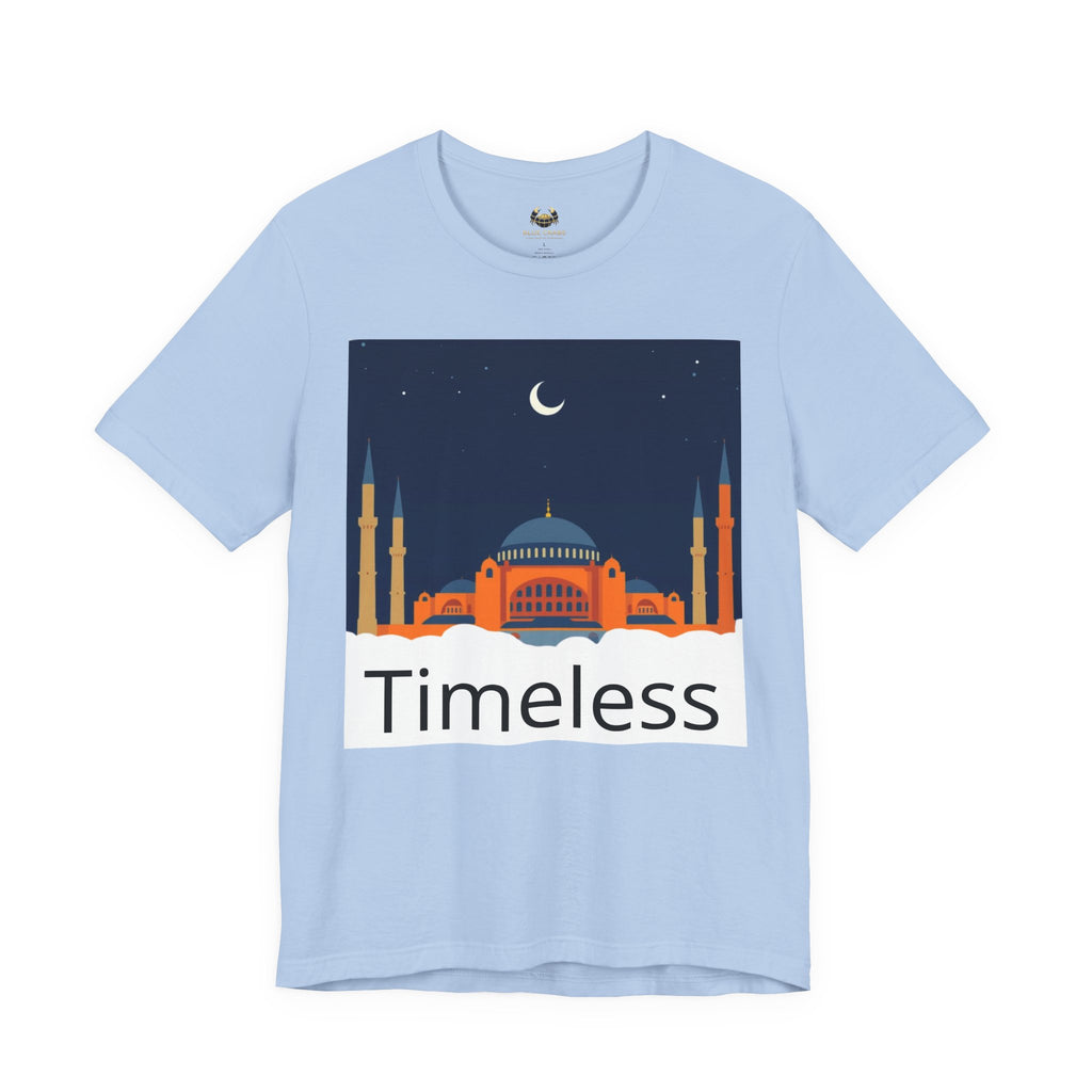Timeless Mosque Tee – Crescent Night Skyline T-Shirt