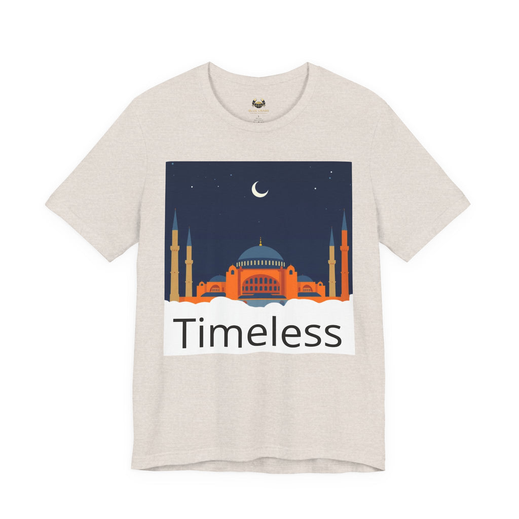 Timeless Mosque Tee – Crescent Night Skyline T-Shirt