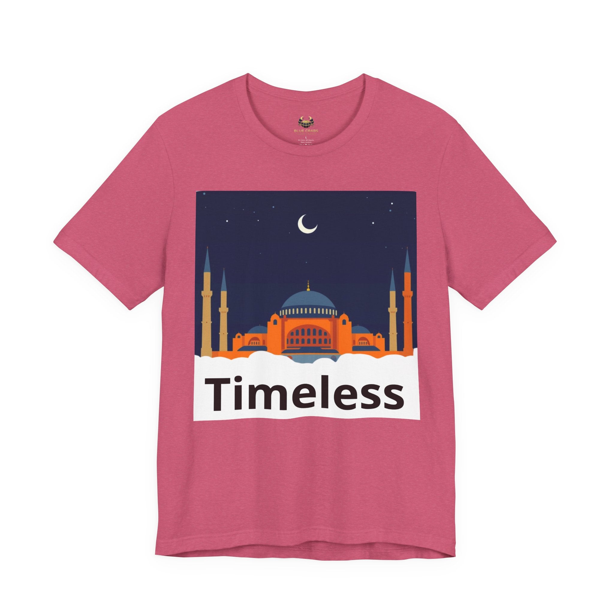 Timeless Mosque Tee – Crescent Night Skyline T-Shirt