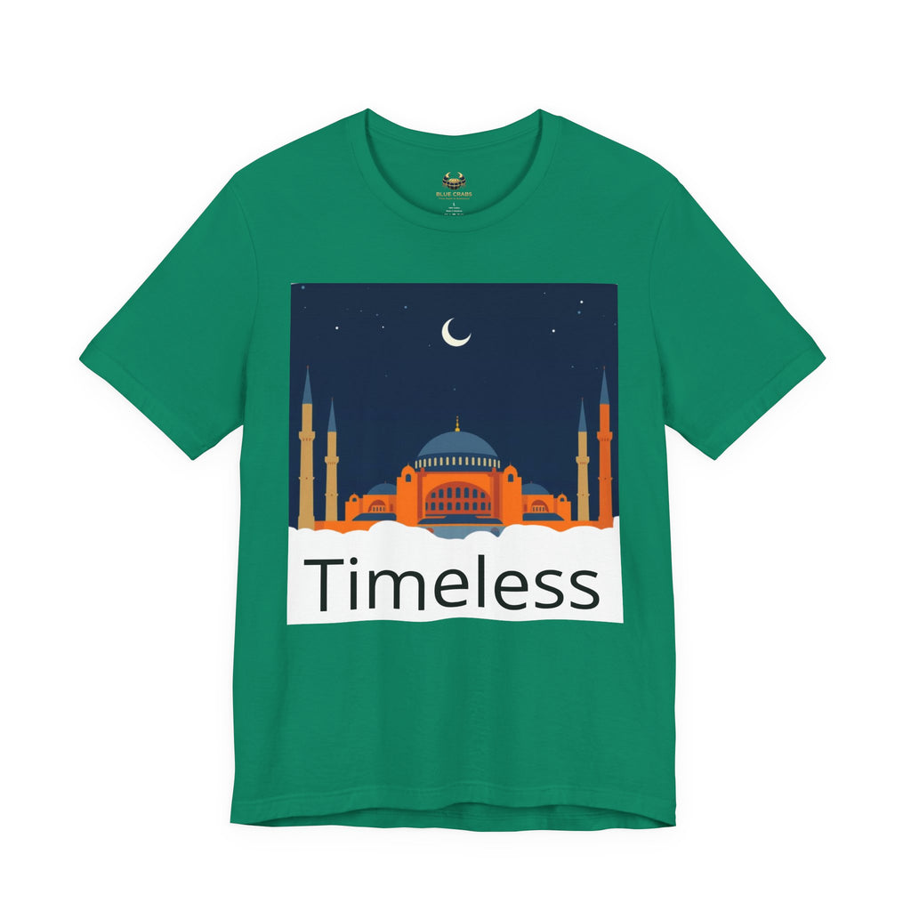 Timeless Mosque Tee – Crescent Night Skyline T-Shirt