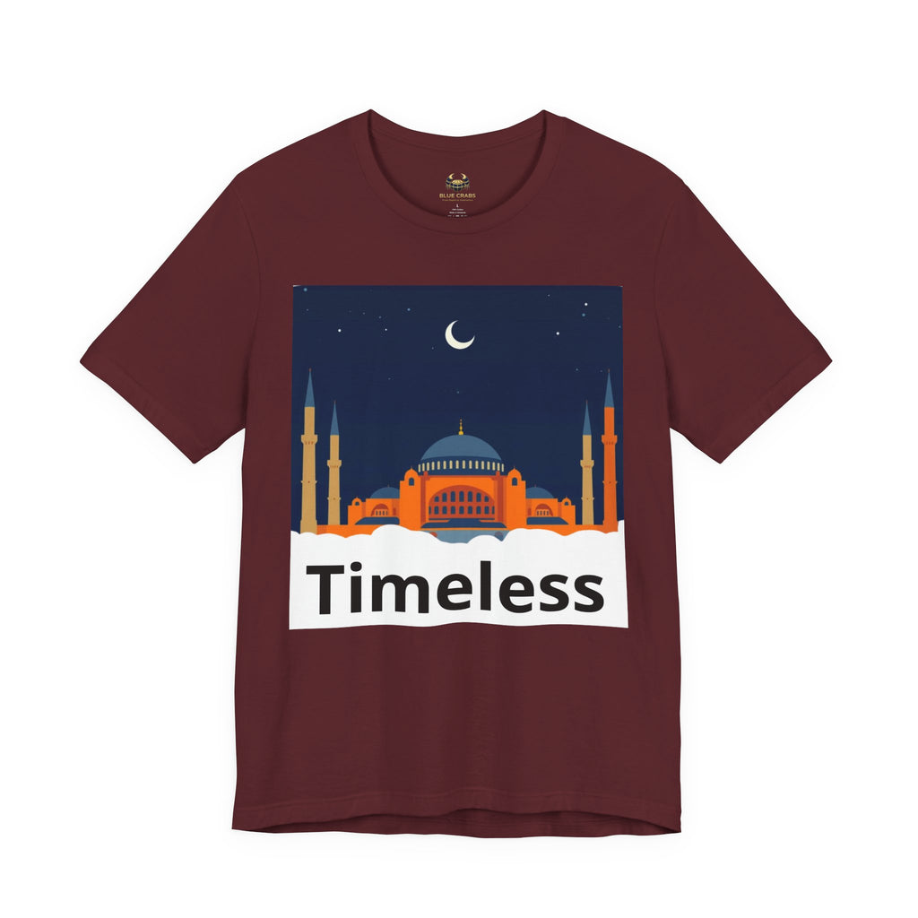 Timeless Mosque Tee – Crescent Night Skyline T-Shirt