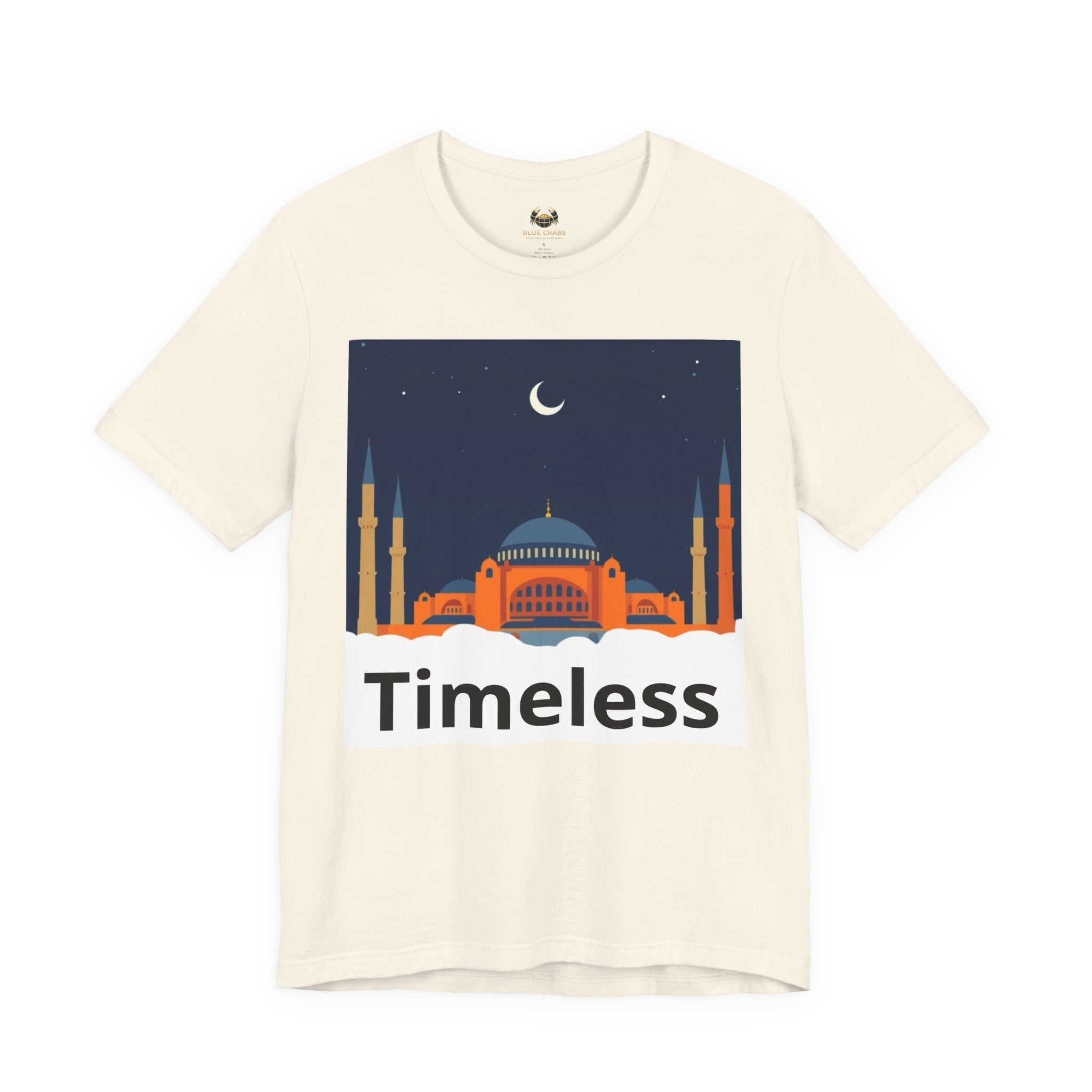 Timeless Mosque Tee – Crescent Night Skyline T-Shirt