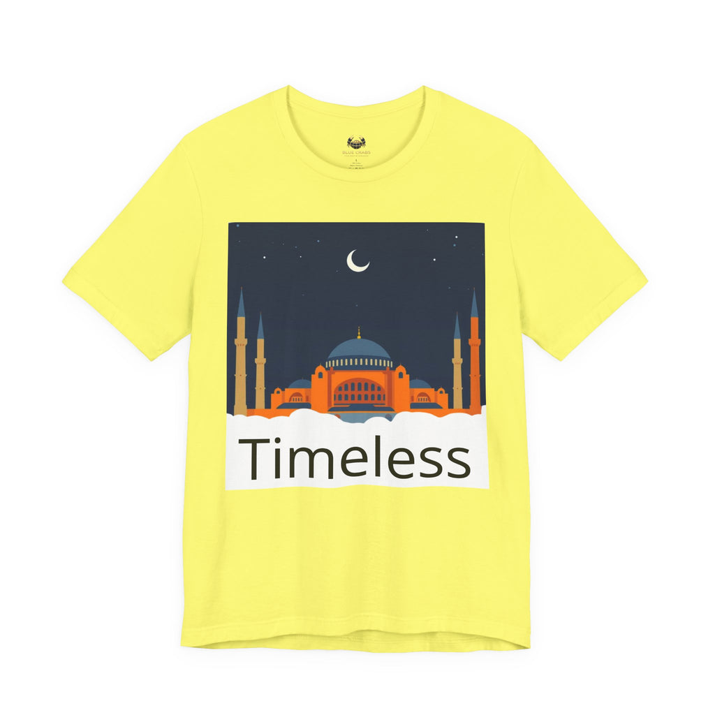 Timeless Mosque Tee – Crescent Night Skyline T-Shirt