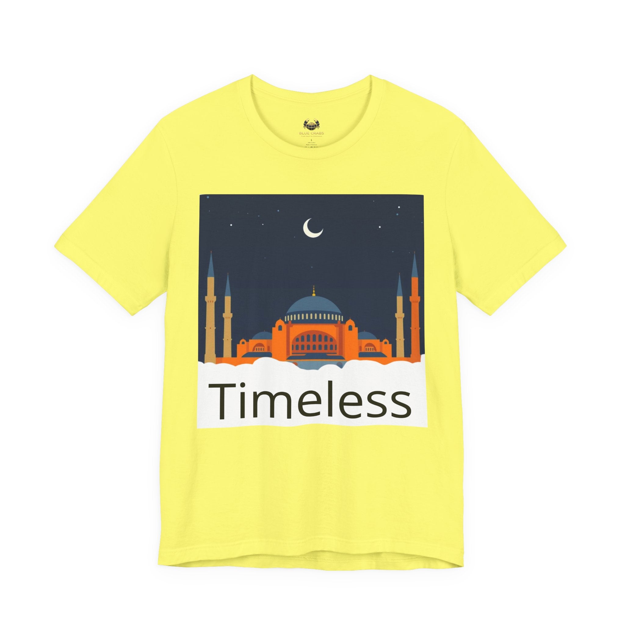 Timeless Mosque Tee – Crescent Night Skyline T-Shirt