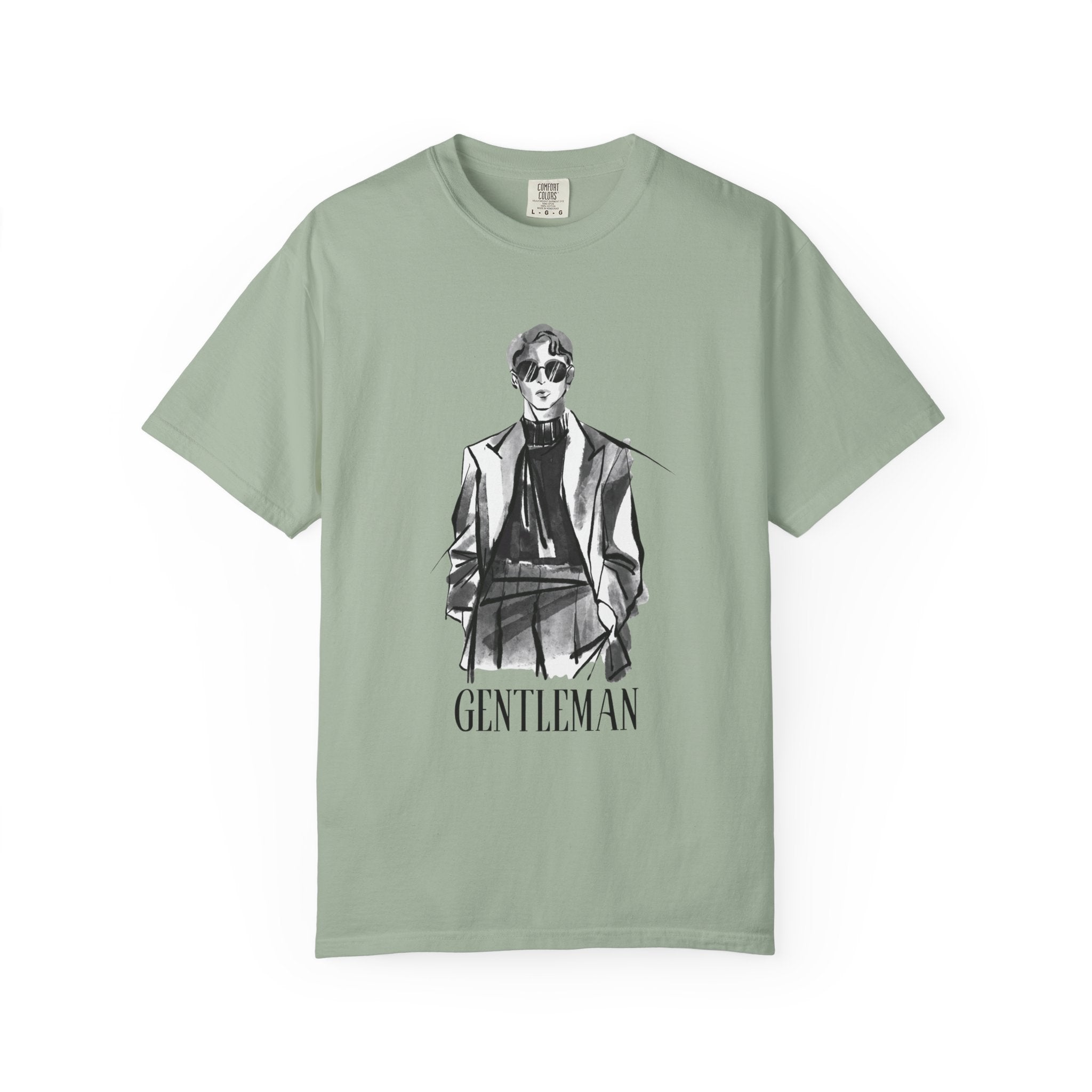 Gentleman Fashion Sketch T-Shirt