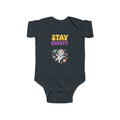 Baby Bodysuit — "Stay Groovy" Retro Bear Infant Onesie