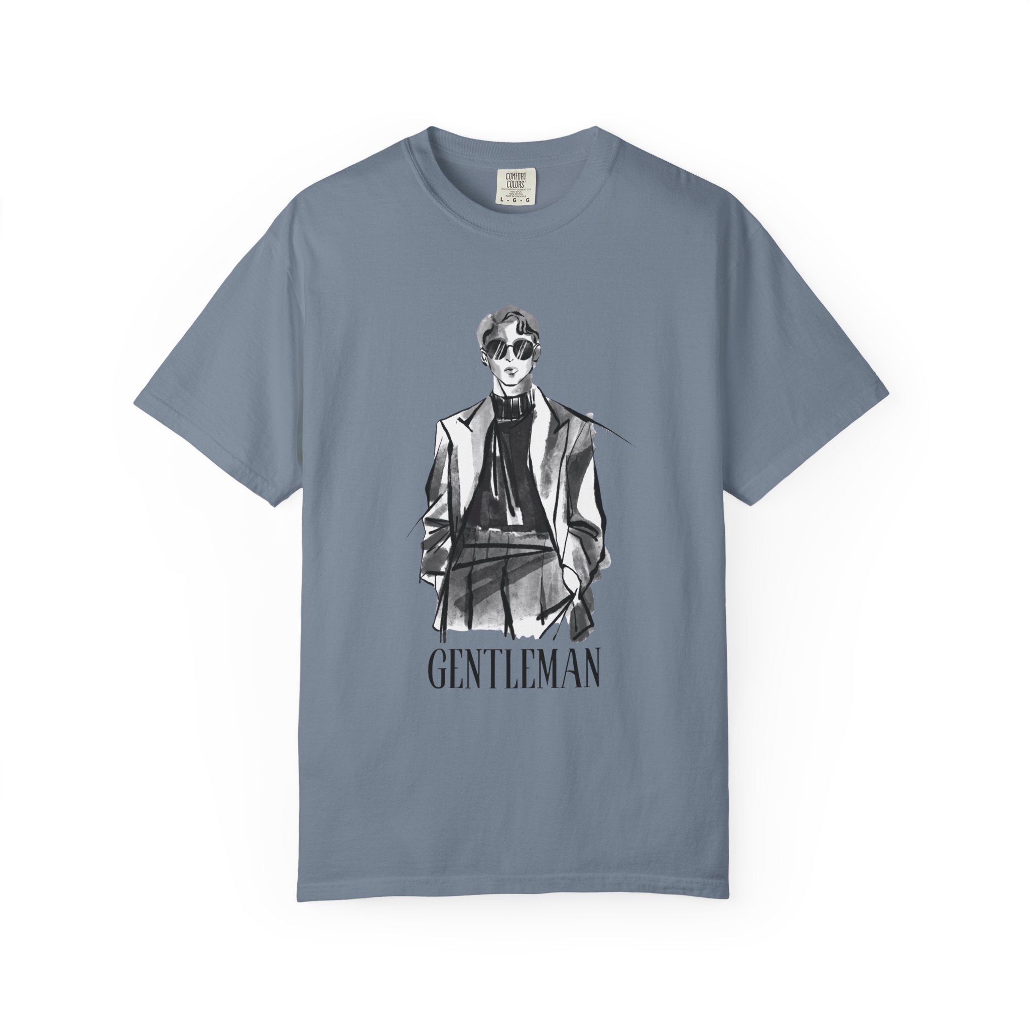 Gentleman Fashion Sketch T-Shirt
