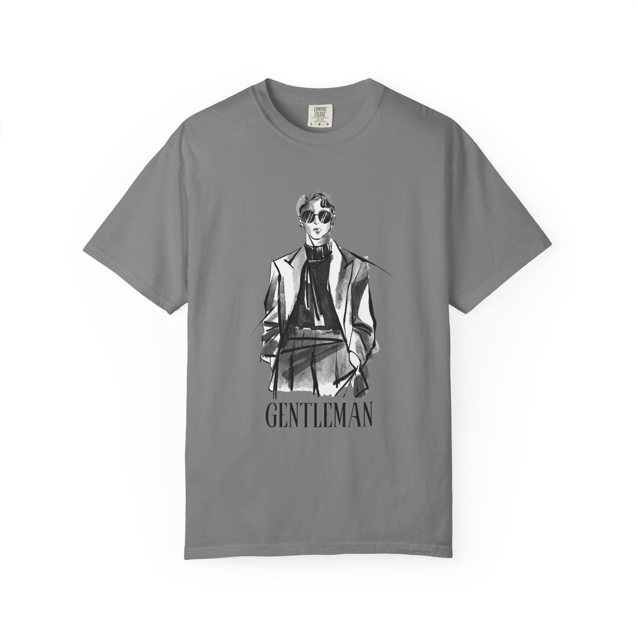 Gentleman Fashion Sketch T-Shirt