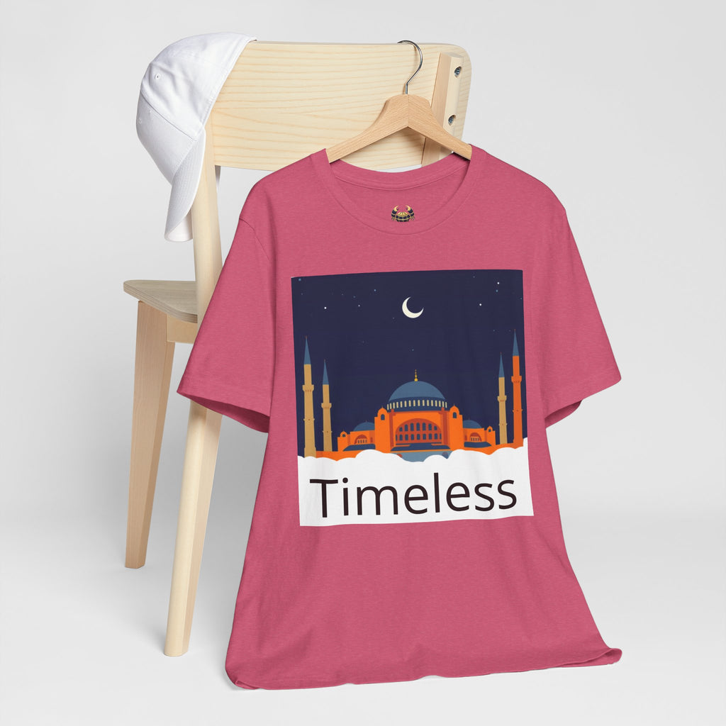 Timeless Mosque Tee – Crescent Night Skyline T-Shirt