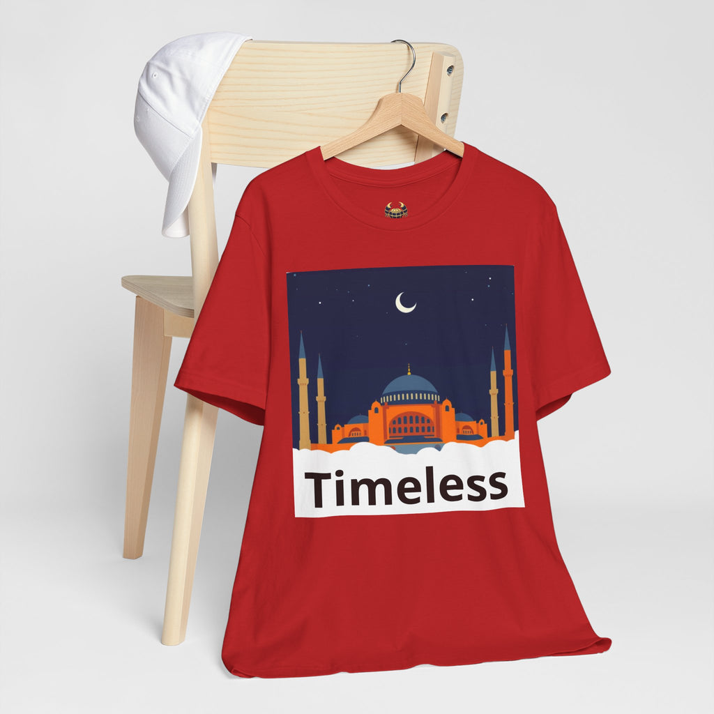 Timeless Mosque Tee – Crescent Night Skyline T-Shirt