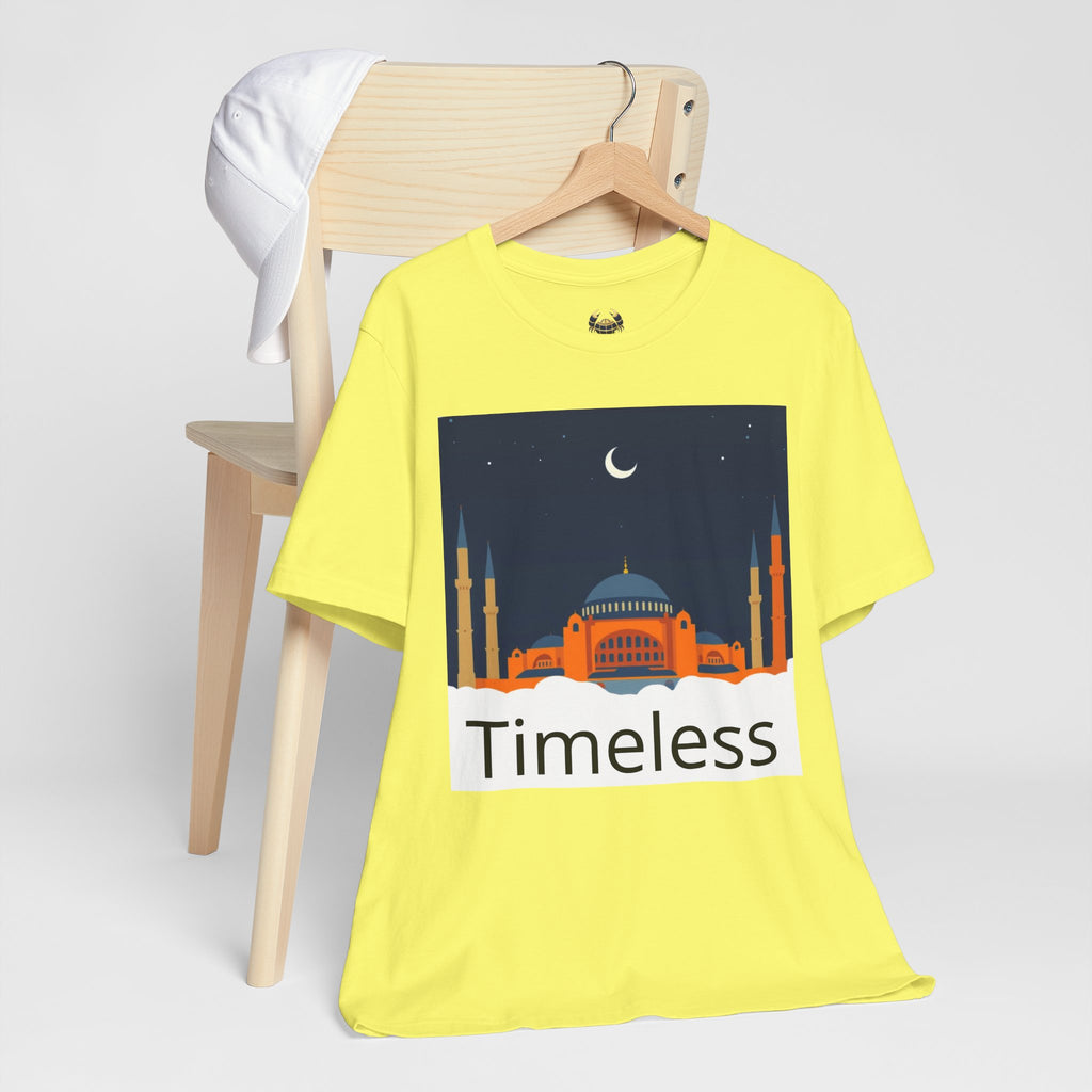 Timeless Mosque Tee – Crescent Night Skyline T-Shirt