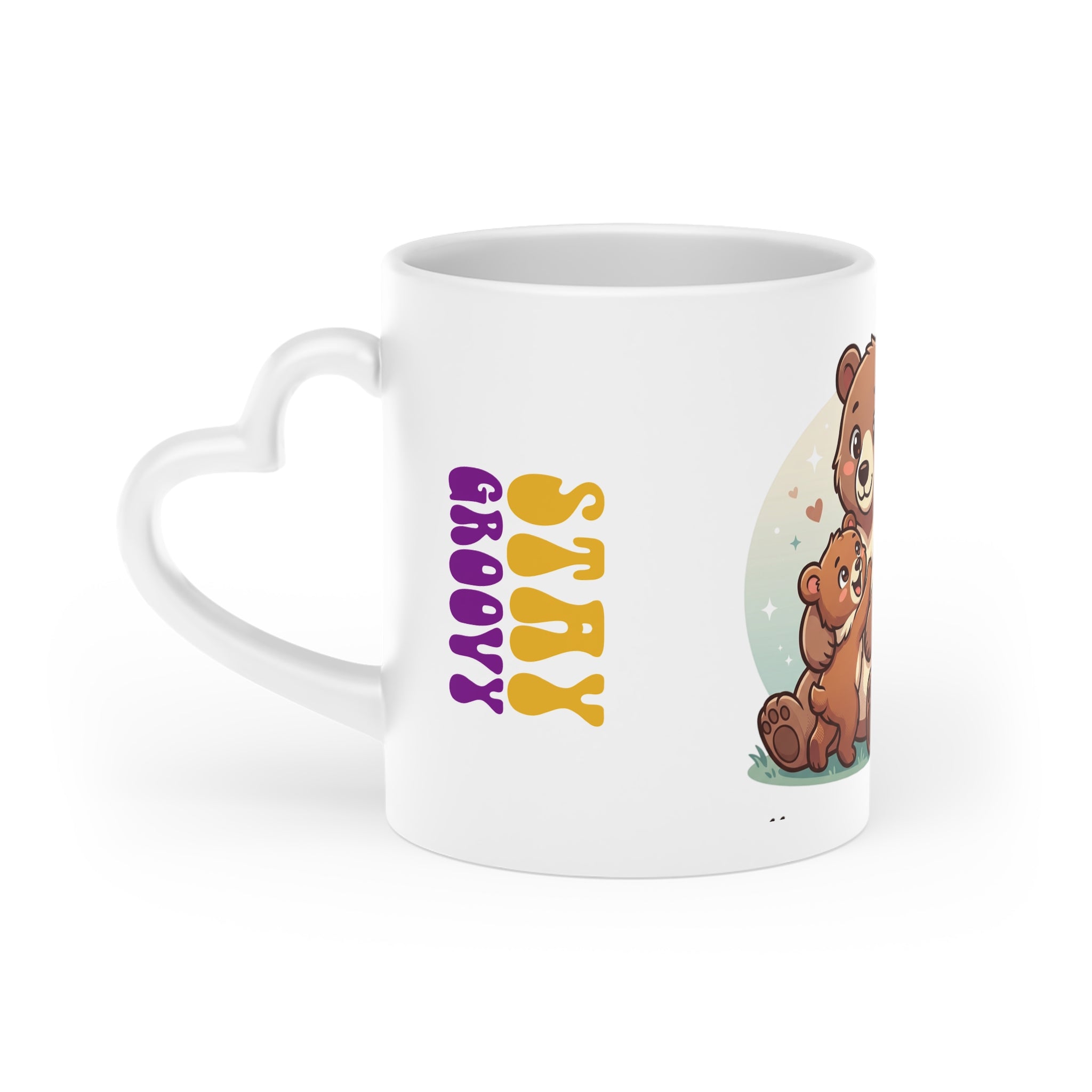 Bear Hug Mug — Cute Parent & Baby Bear Ceramic Coffee Cup, Gift for New Parents & Mother’s Day