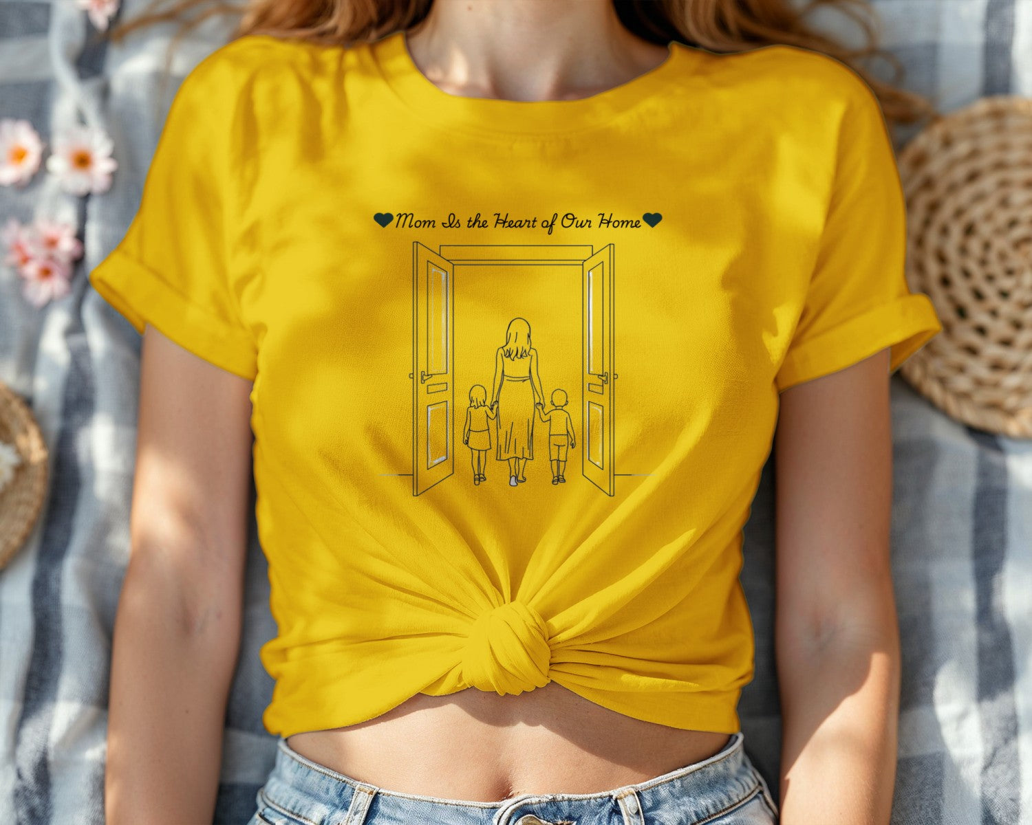Personalized Mom Shirt, Custom Gift for Mom, Minimalist Name Tee, Mother's Day T-Shirt, Unique Gift for Her, Mama Apparel